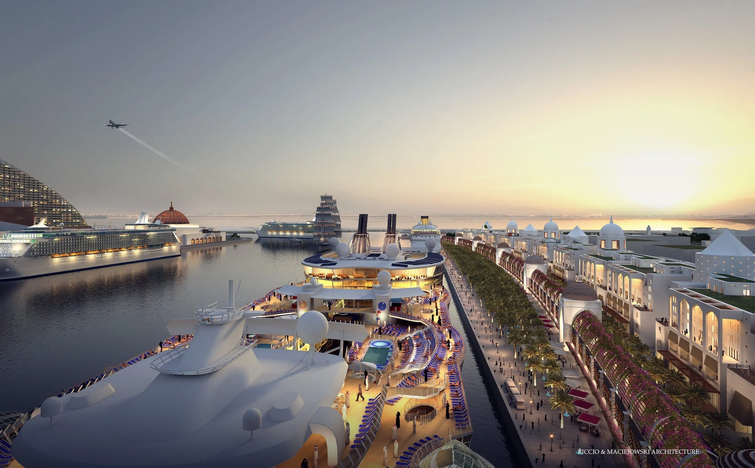 Falcon of Doha - port of call view.JPG