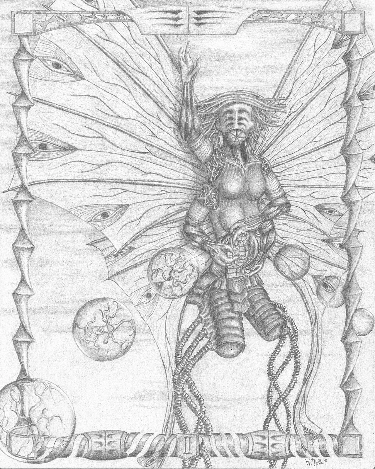 II, graphite on paper, 8x10", 2015
