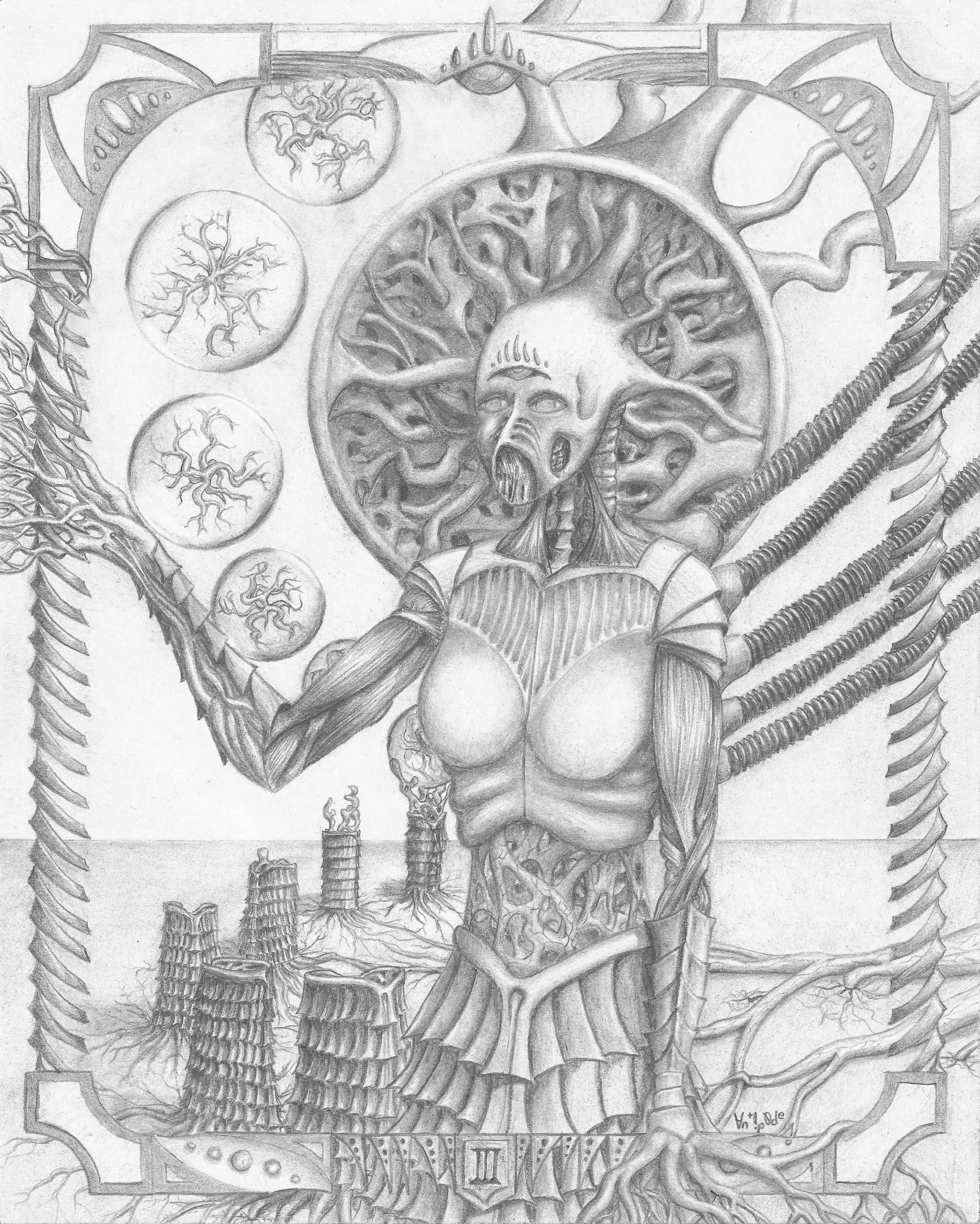 III, graphite on paper, 2015