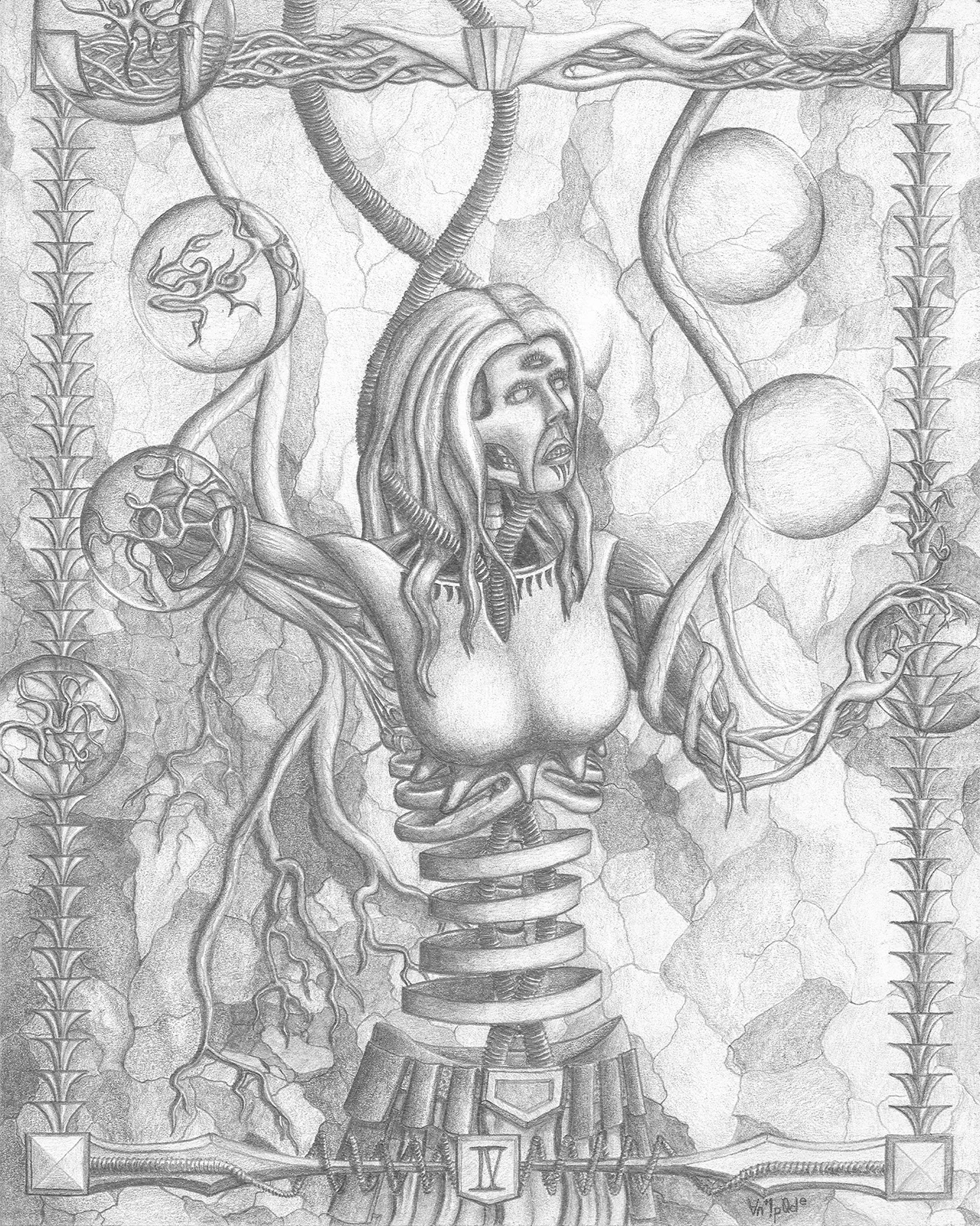 IV, graphite on paper, 8x10", 2015