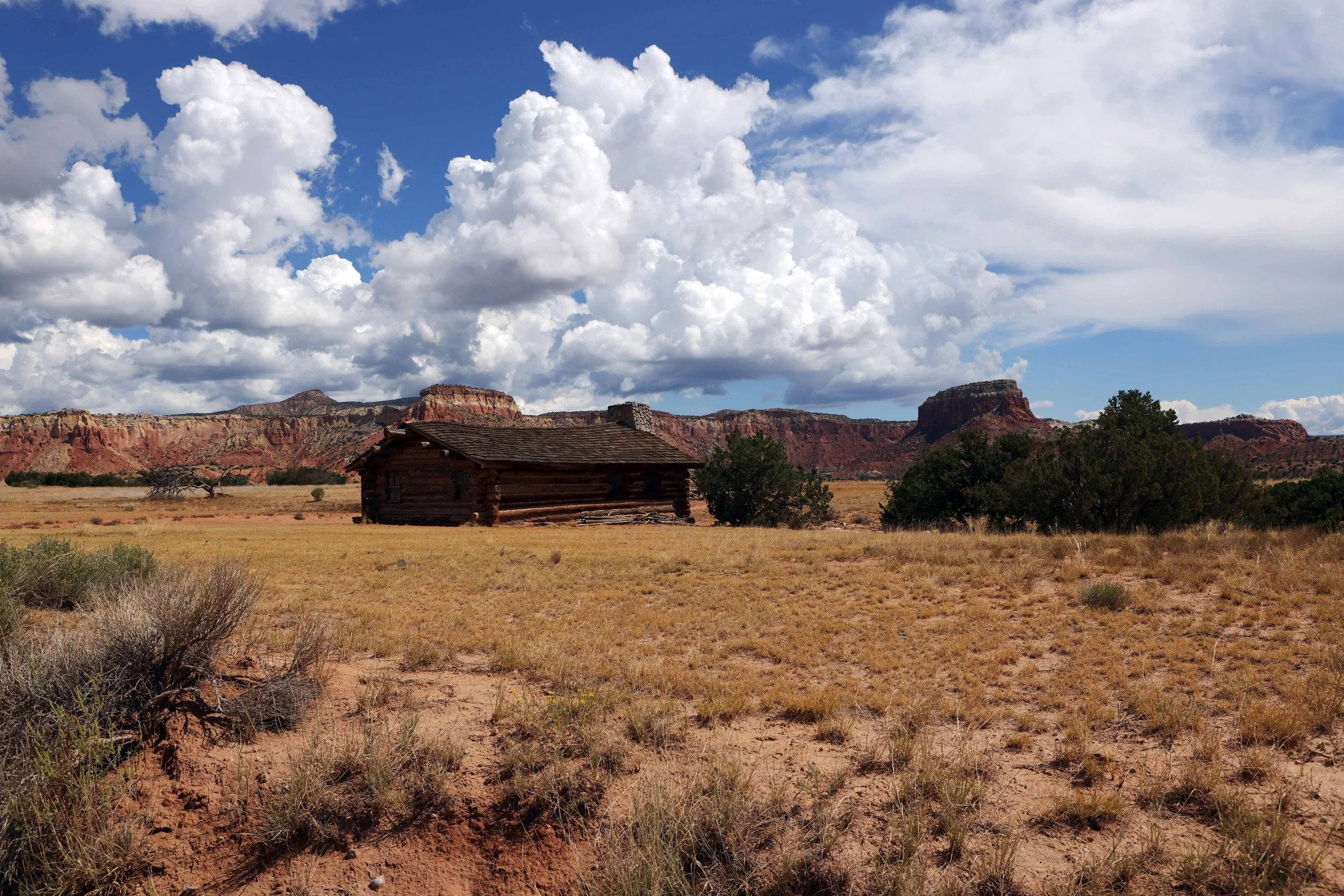 Small ranch near Abquiu house side + nature lavo 9.23.jpg