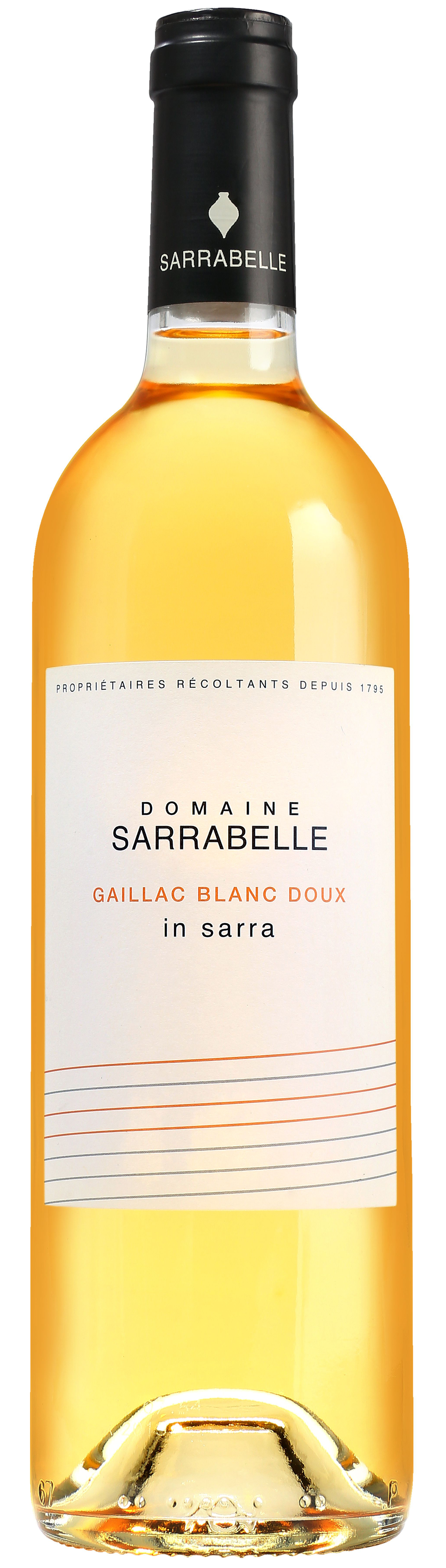 传统甜白 2017 Gaillac Sweet White 2017 35% Mauzac 35 % Loin de l’oeil 30 % Muscadelle