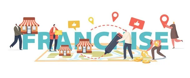 franchise-concept-people-put-kiosks-on-huge-map-vector-35794709.jpg