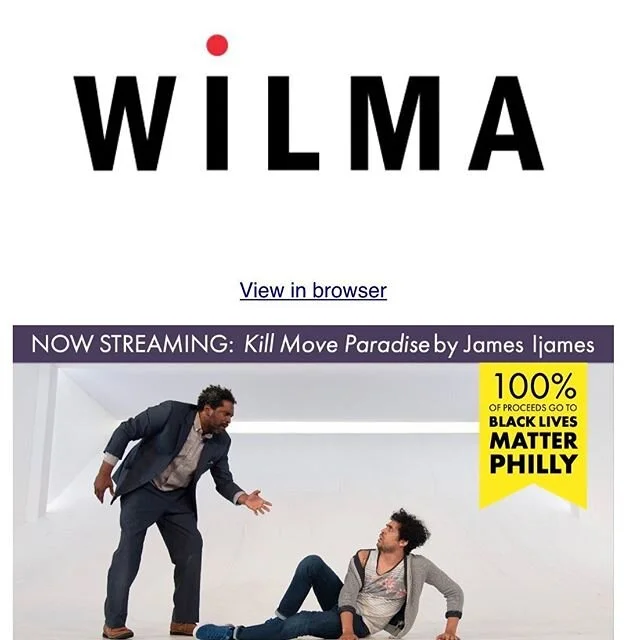 @thewilmatheater is doing a fundraiser for @blmphilly. Keep the movement strong. Donations of any size grant you access to our 2018 production of skill Move Paradise.