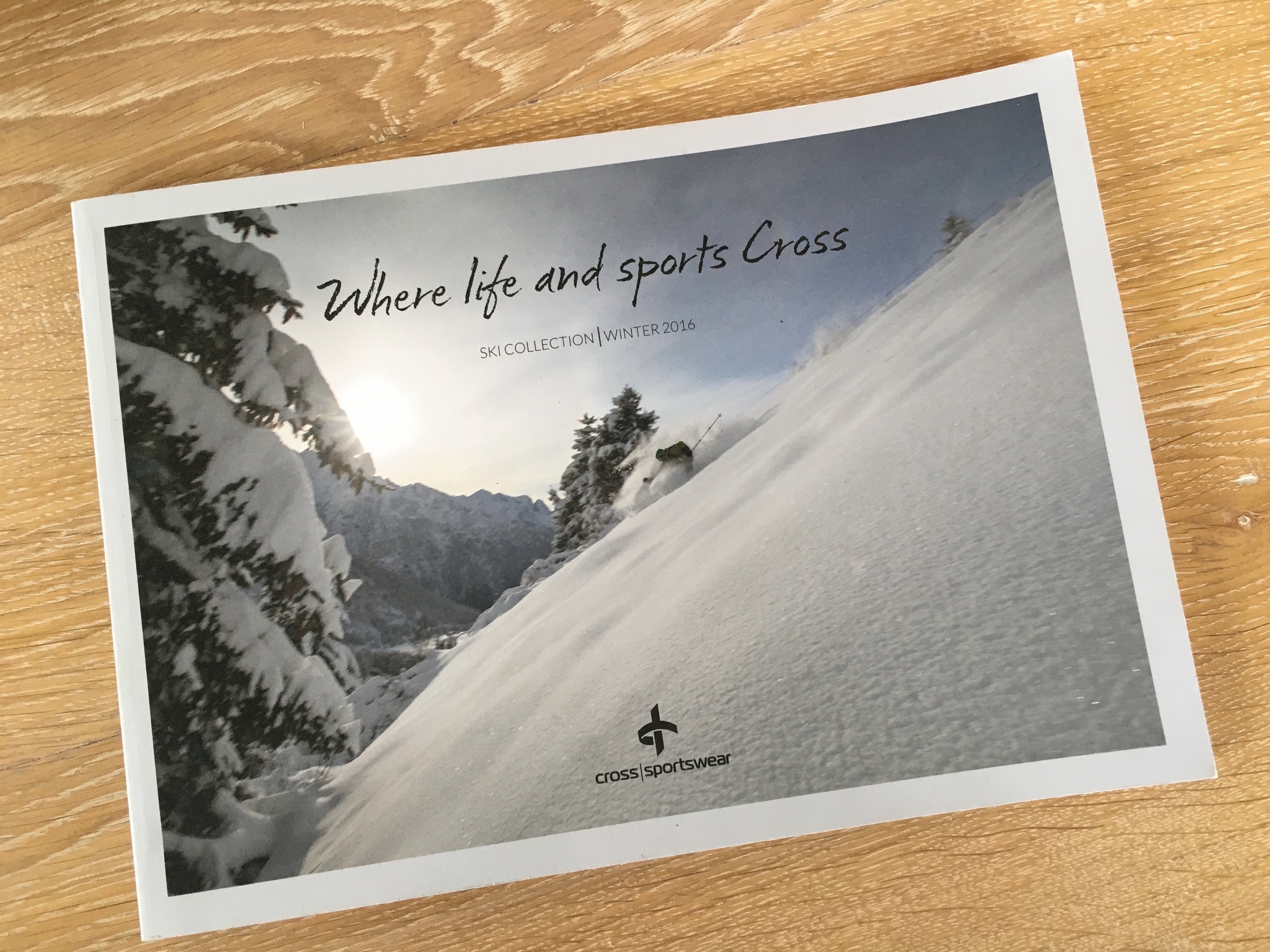 Cover, Cross Sportswear ski Collection, 2016