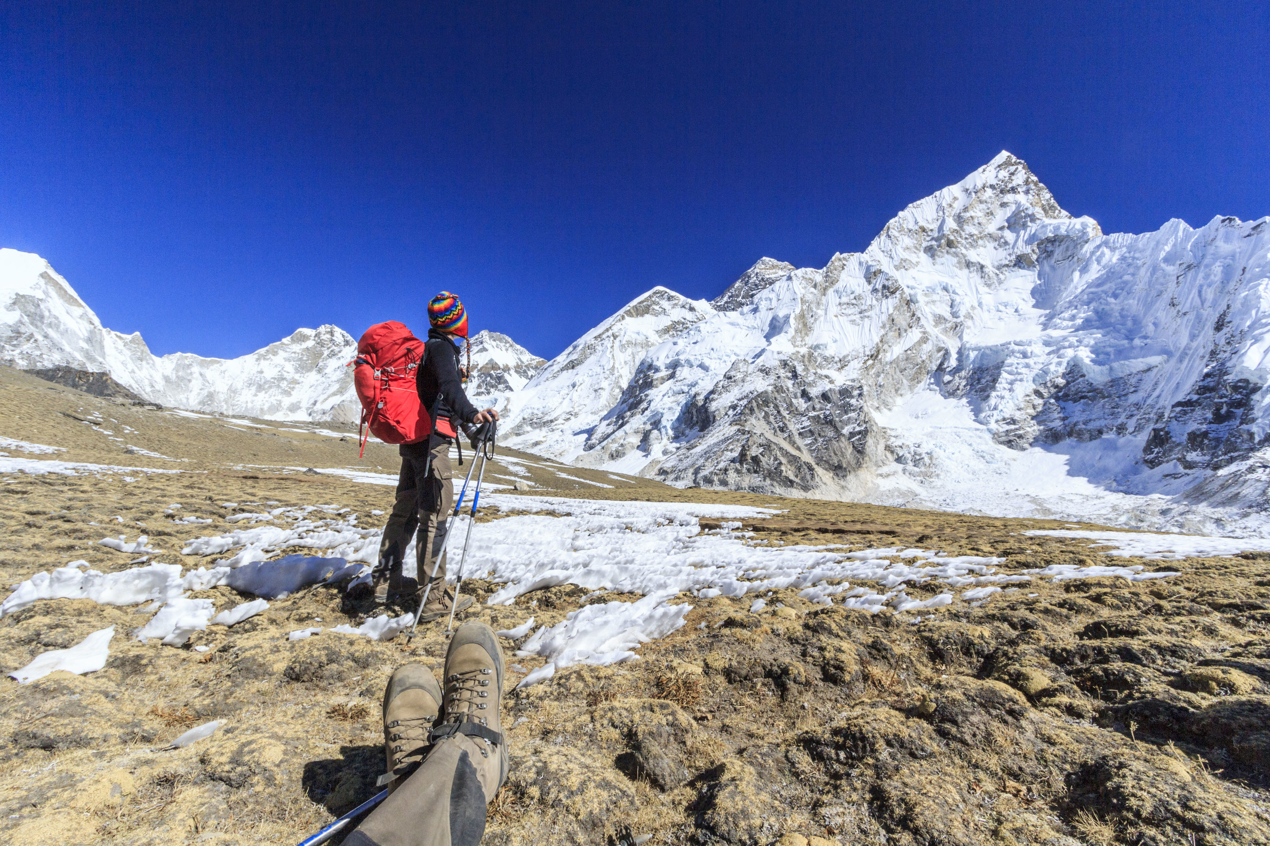 Last push towards Khala Pattar 5600m.
