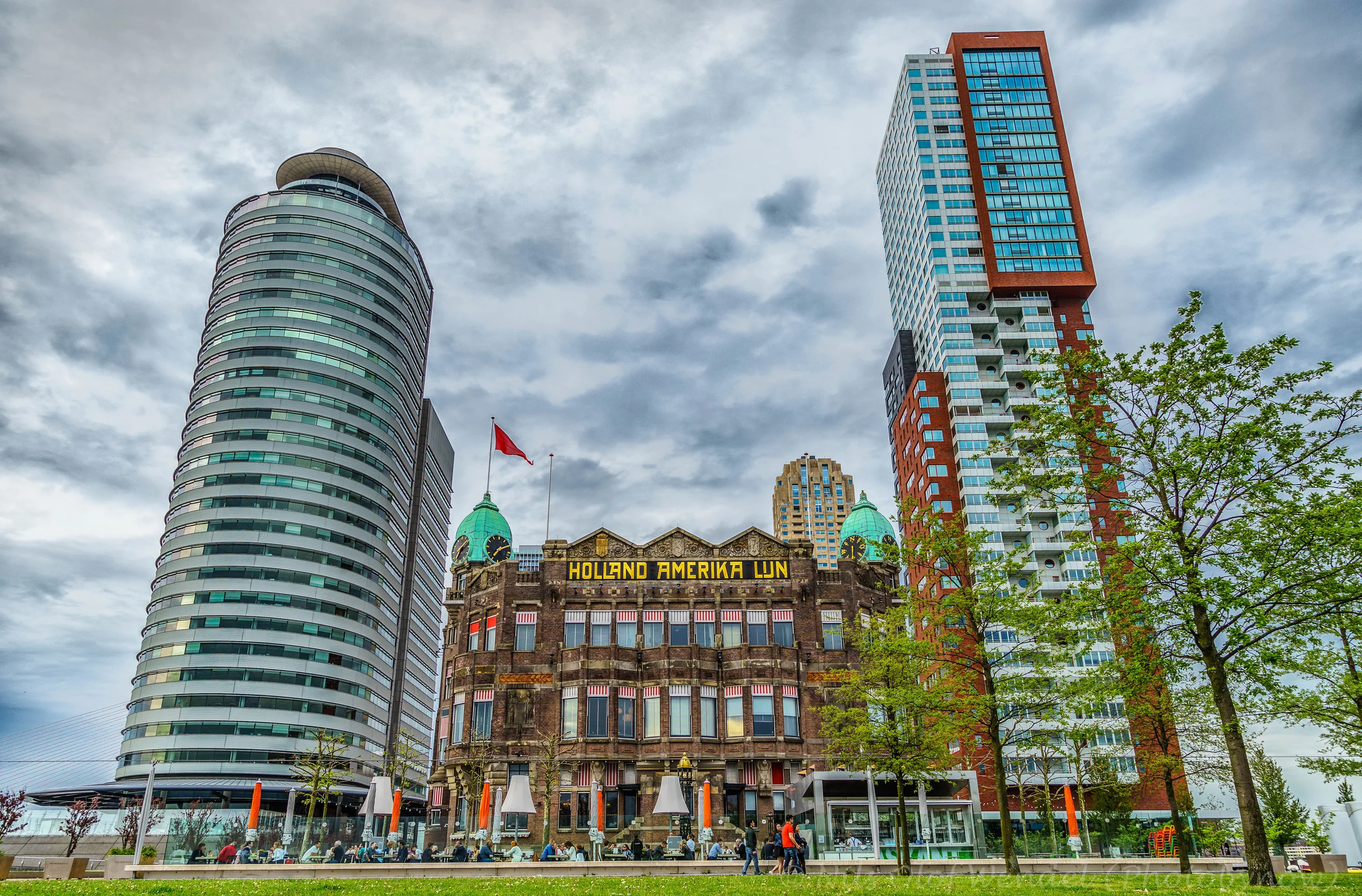 Holland America Line in Rotterdam.