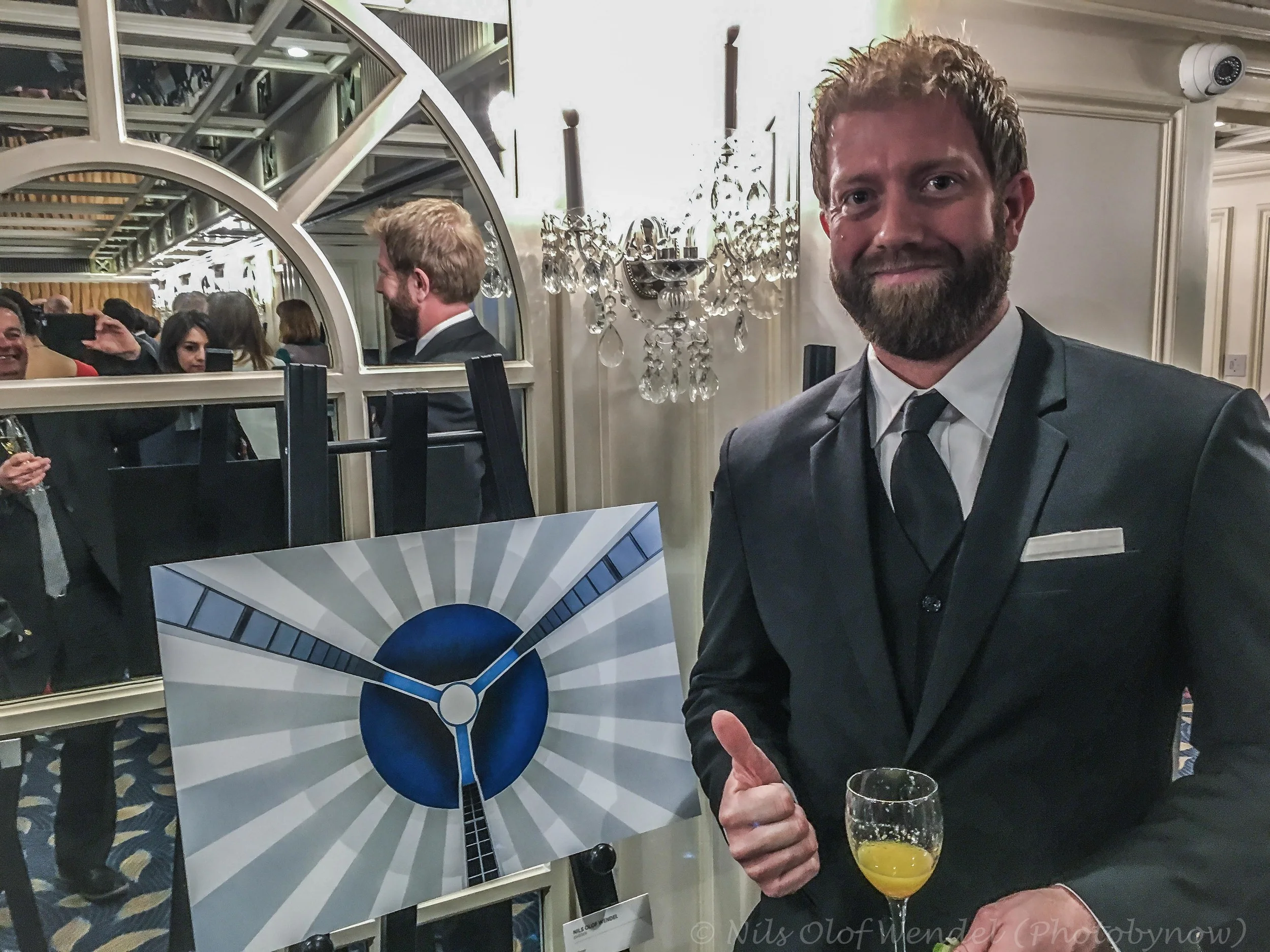 At the Sony World Photography Award 2016. Exhibition in the Somerset House, London.