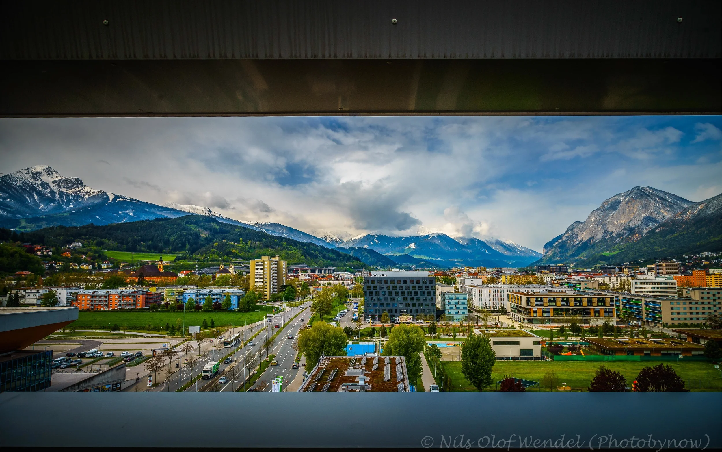 Innsbruck naturally framed.