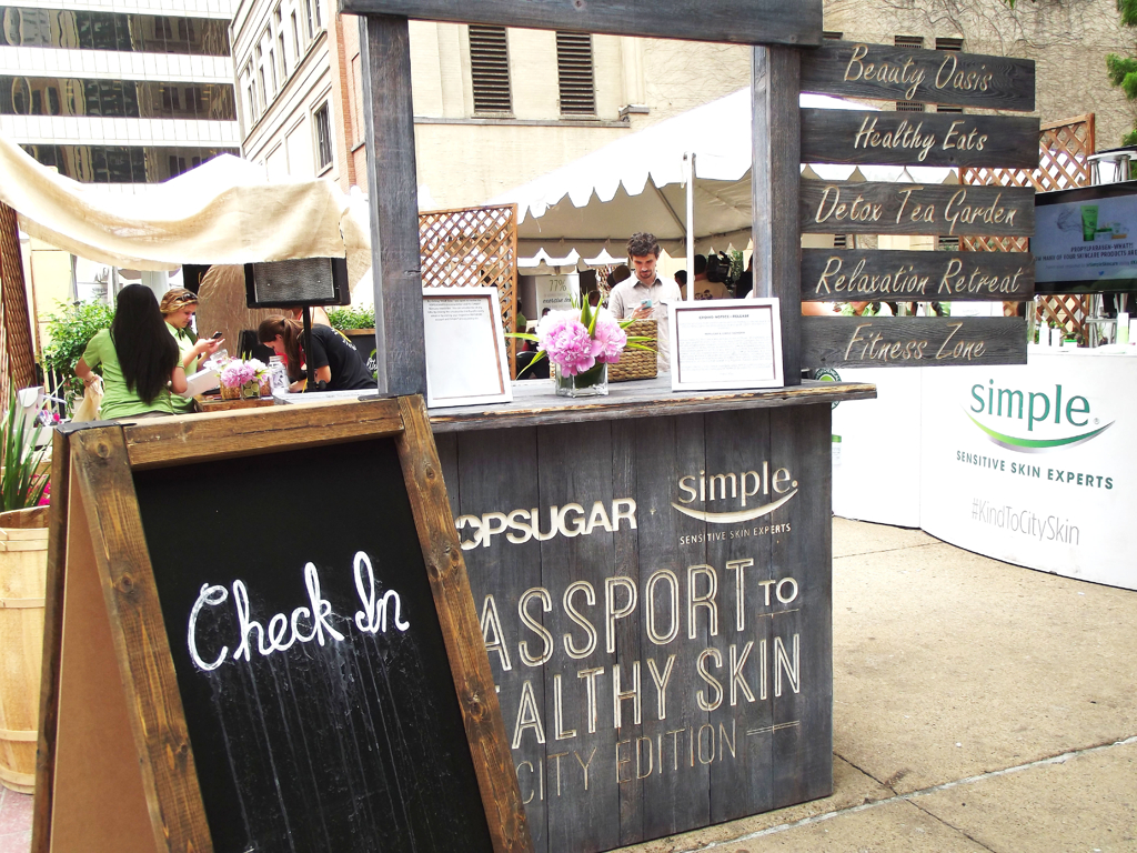 I walked down Main St. to find this cute little check-in station for the event where I received my "passport". 