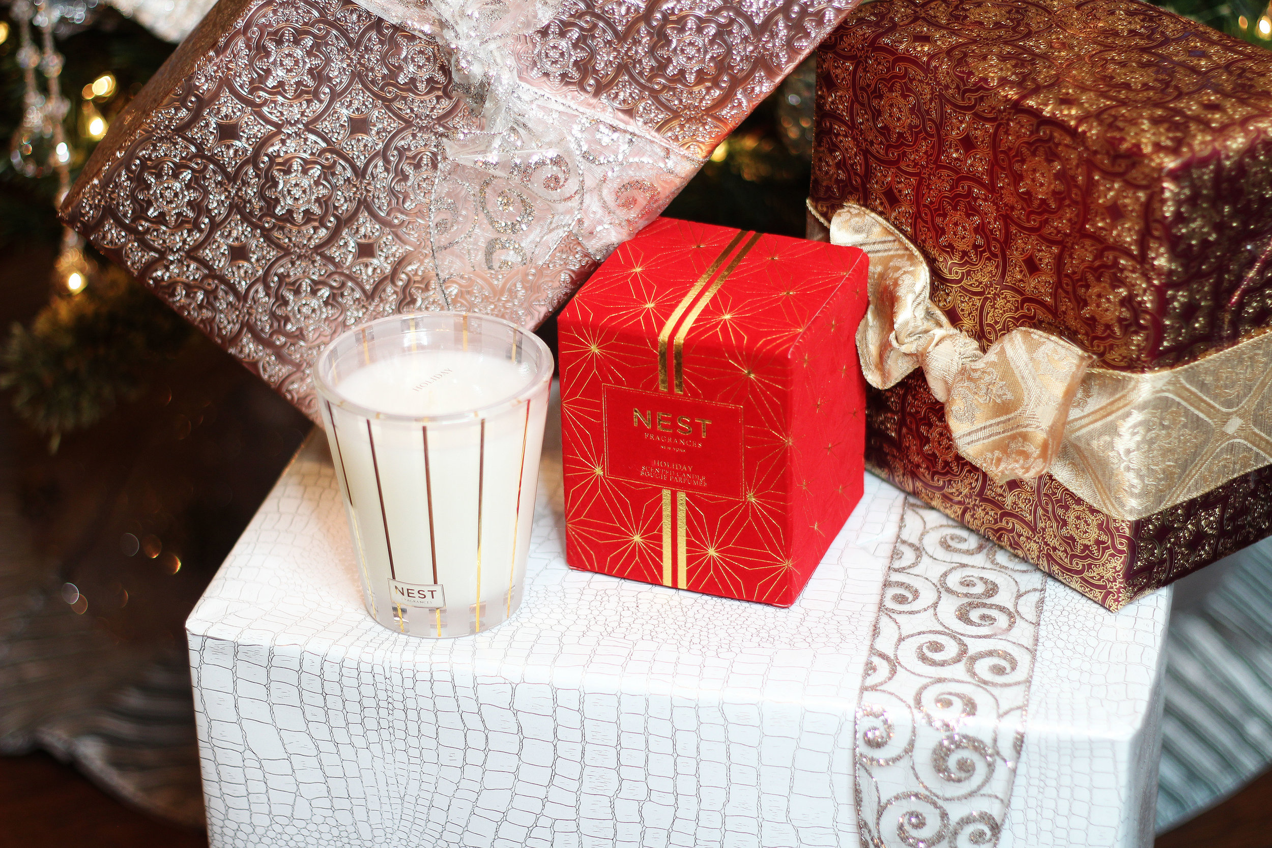 8.1 fl oz NEST Fragrances Holiday Collection Candle ($40) from Neiman Marcus