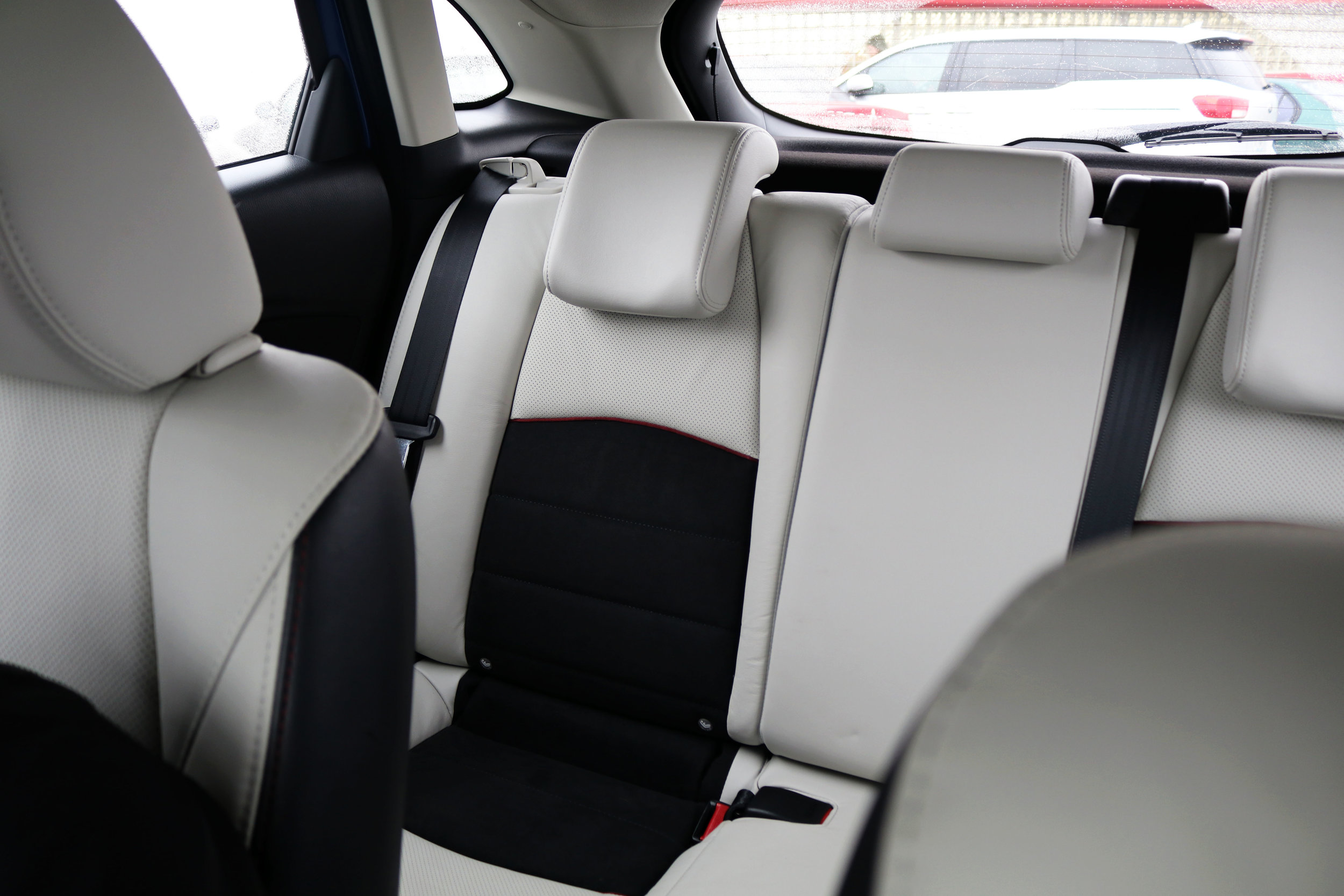 The Mazda CX-3 is a little bit smaller than the CX-7, but I found that to be mostly in trunk space. It still seats 5 passengers, so it's excellent for roadtripping or just riding around in the city.