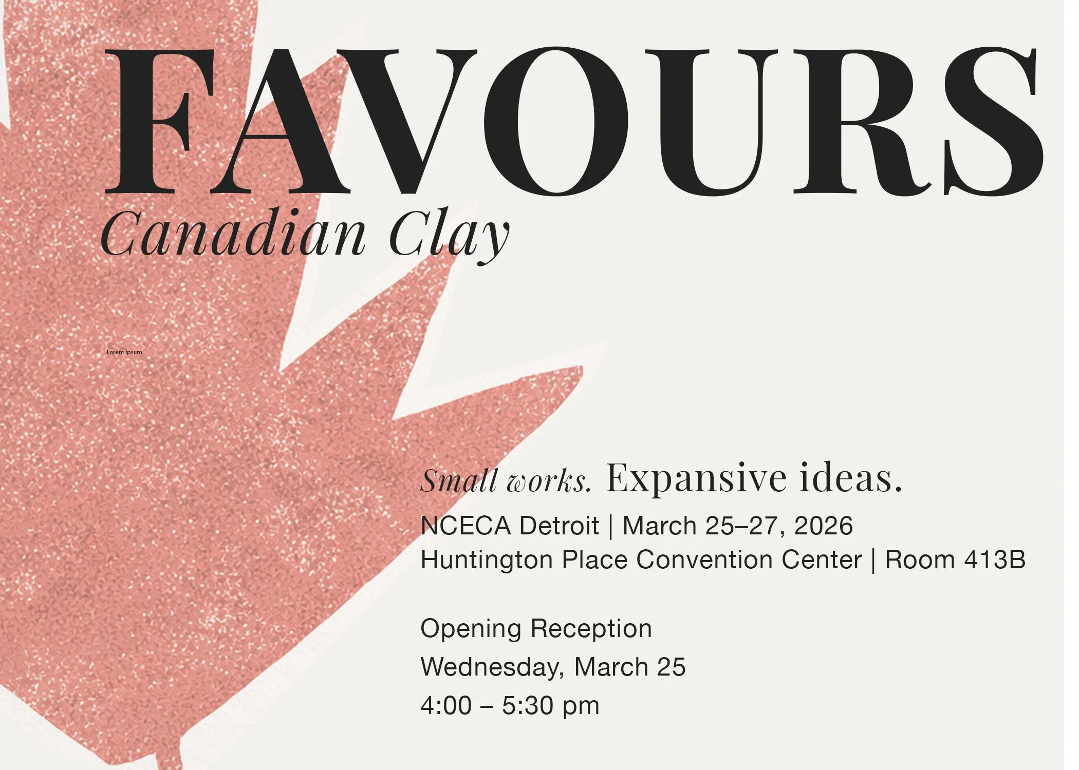 Small Favours-NCECA Detroit