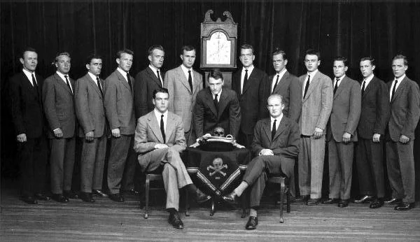 Skull & Bones can be a little creepy sometimes... BUT HEY it's still a fraternity!