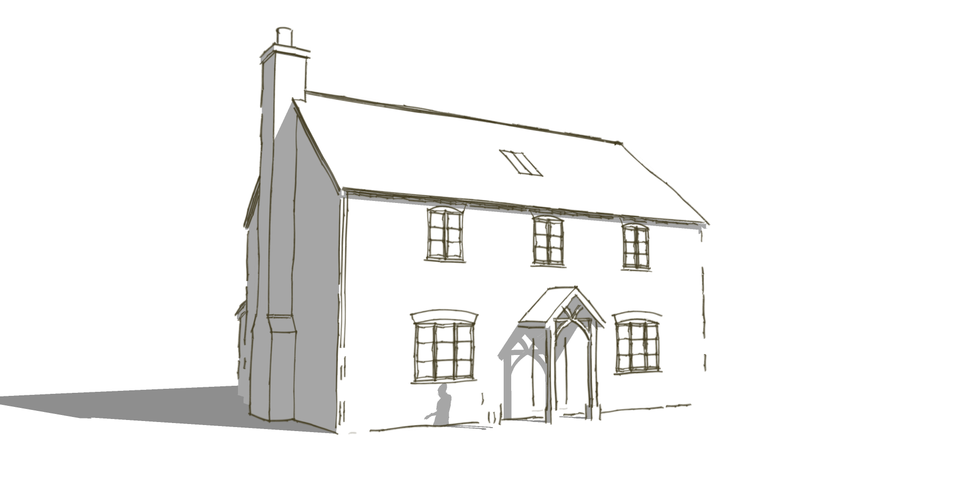   A new house that&nbsp;successfully achieved planning permission in a conservation area.  