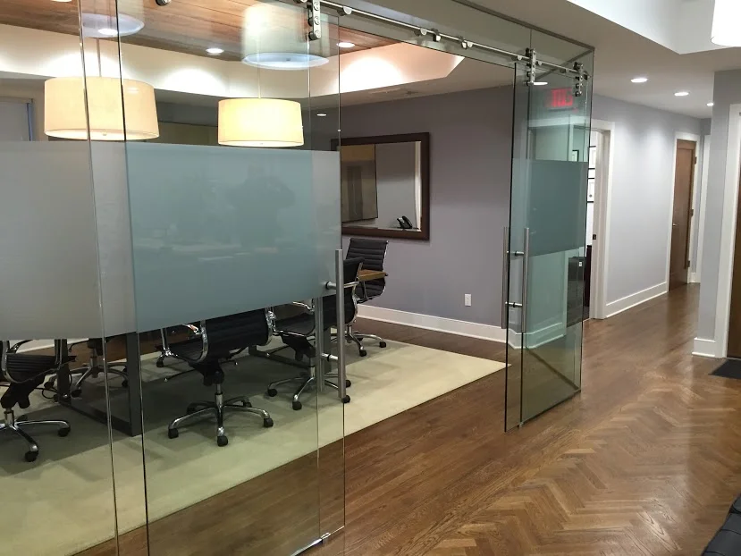 Conference Room with Barn Style Doors