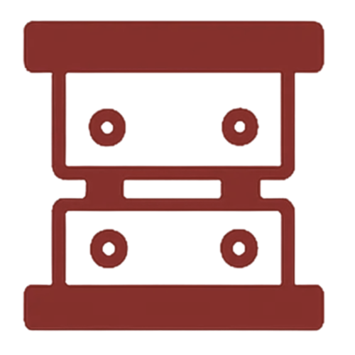 Support for molds and dies