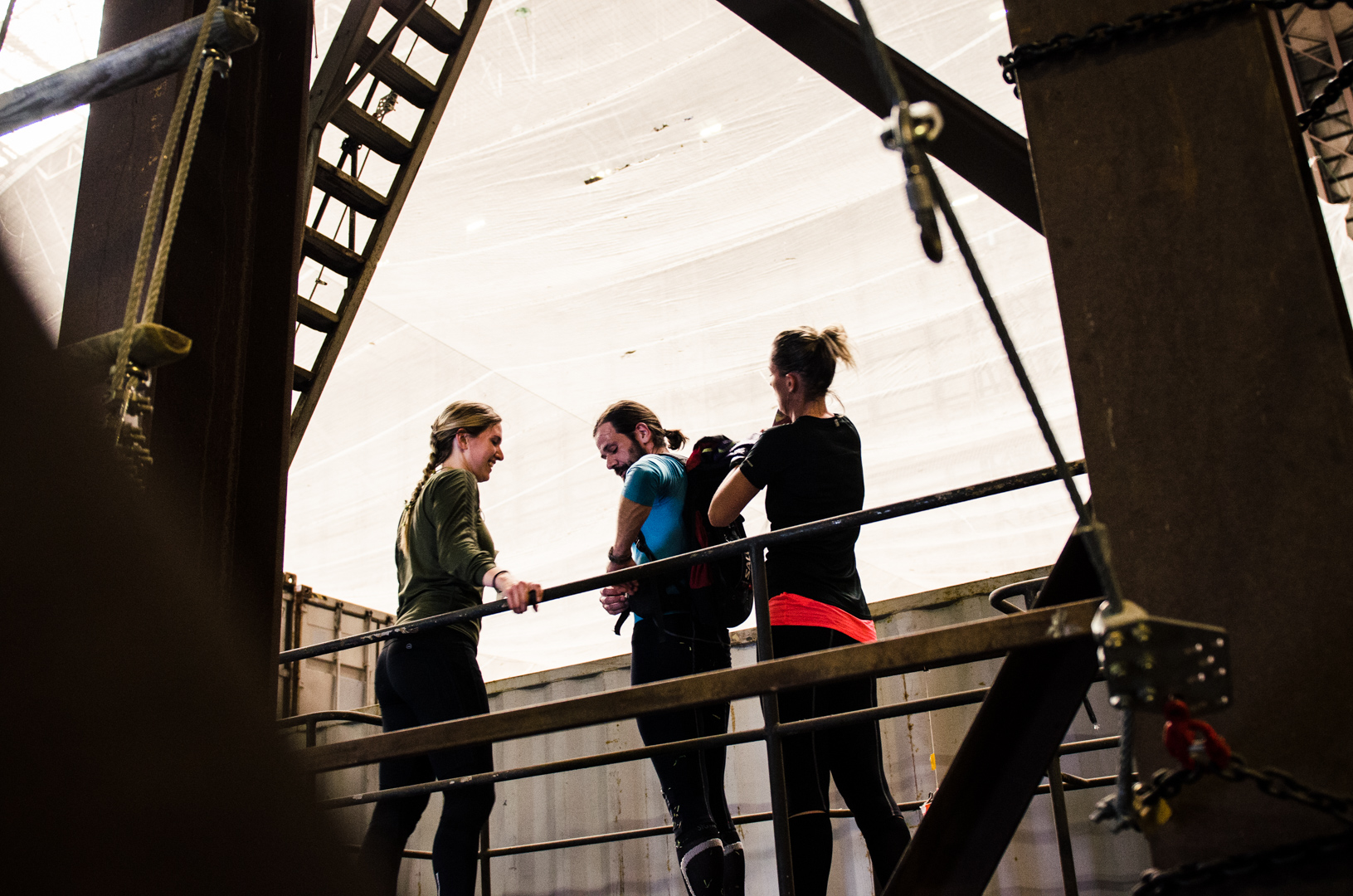 Inside the old shipyard.