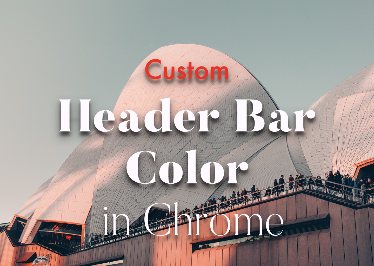 chrome title bar color chrome title bar color