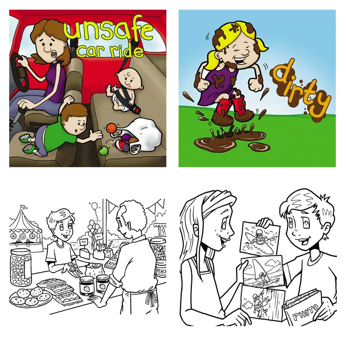 Examples of work produced to match an existing style