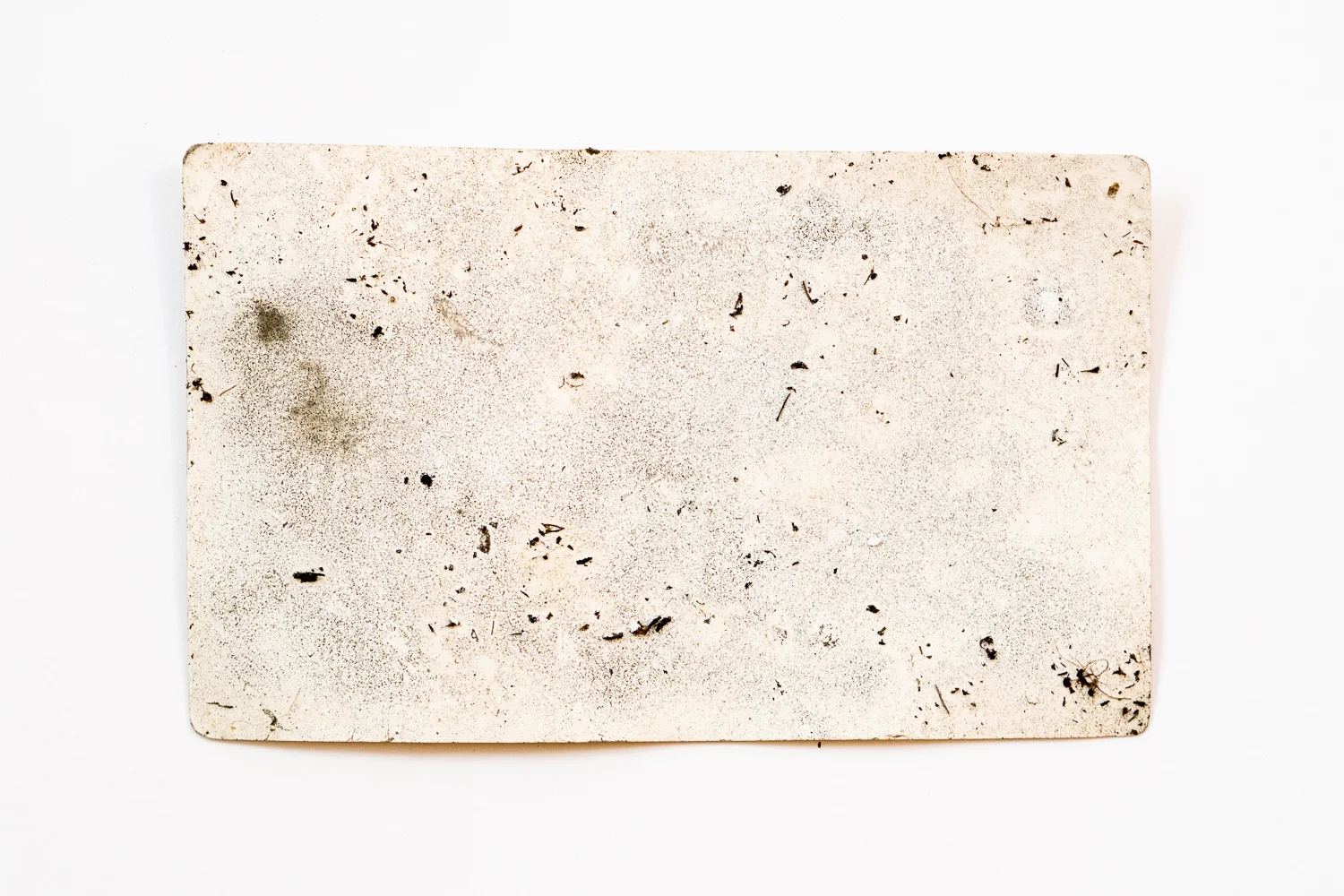 The photograph after being erased.