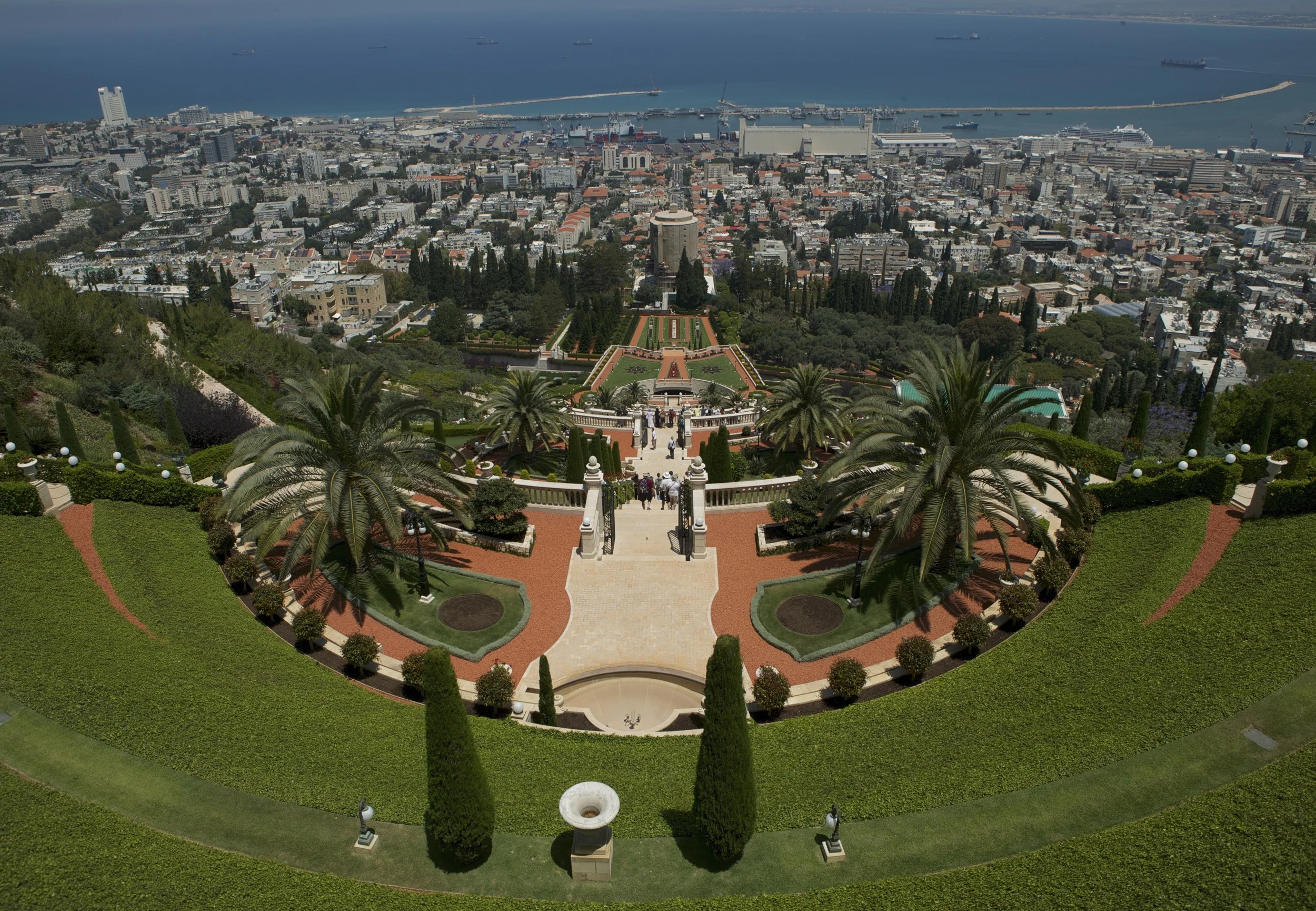 Perfect Symmetry - The Baha'i Gardens, Haifa, Israel