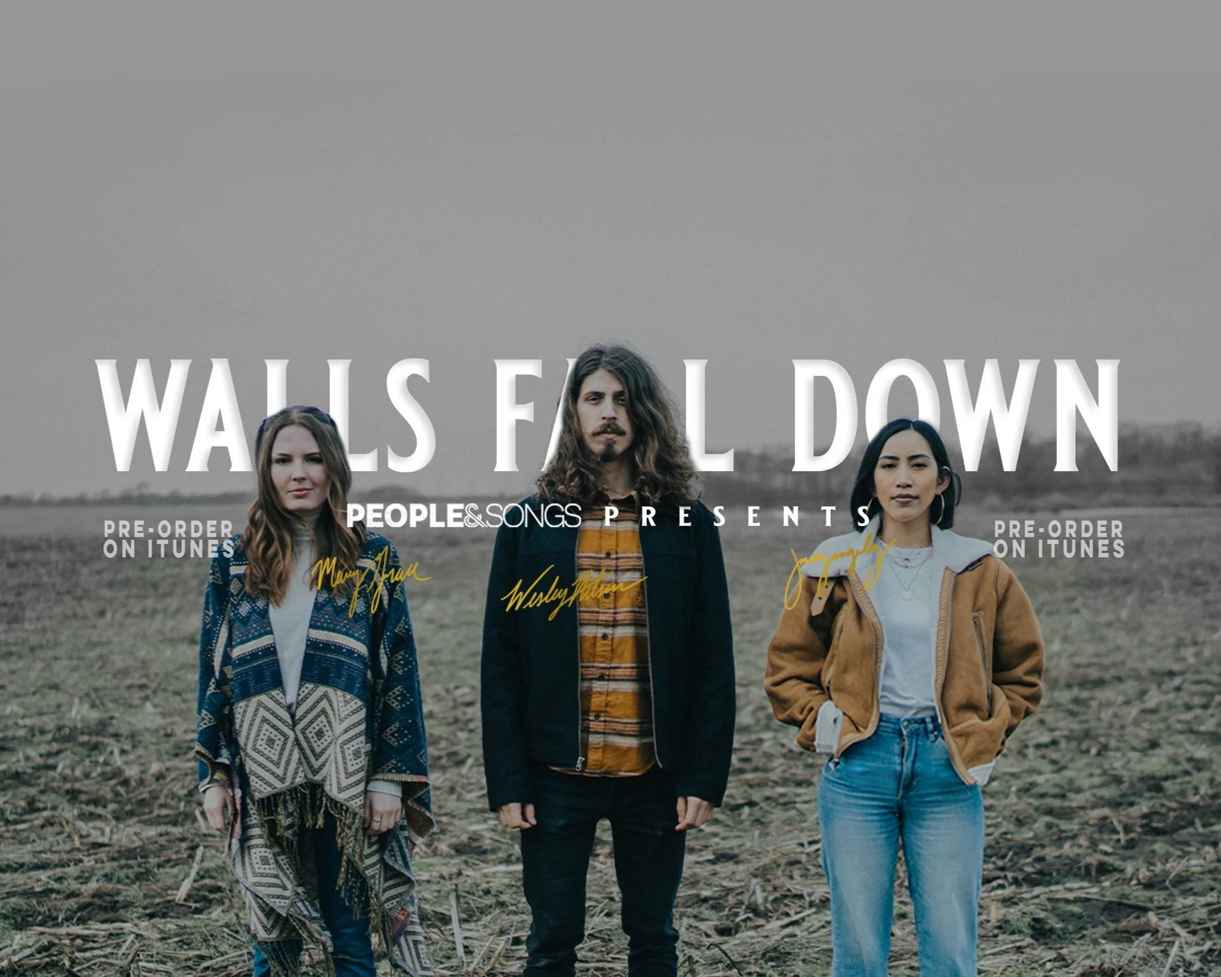 Pre-Order WALLS FALL DOWN feat. Mary Grace, Wesley Nilsen, and May Angeles