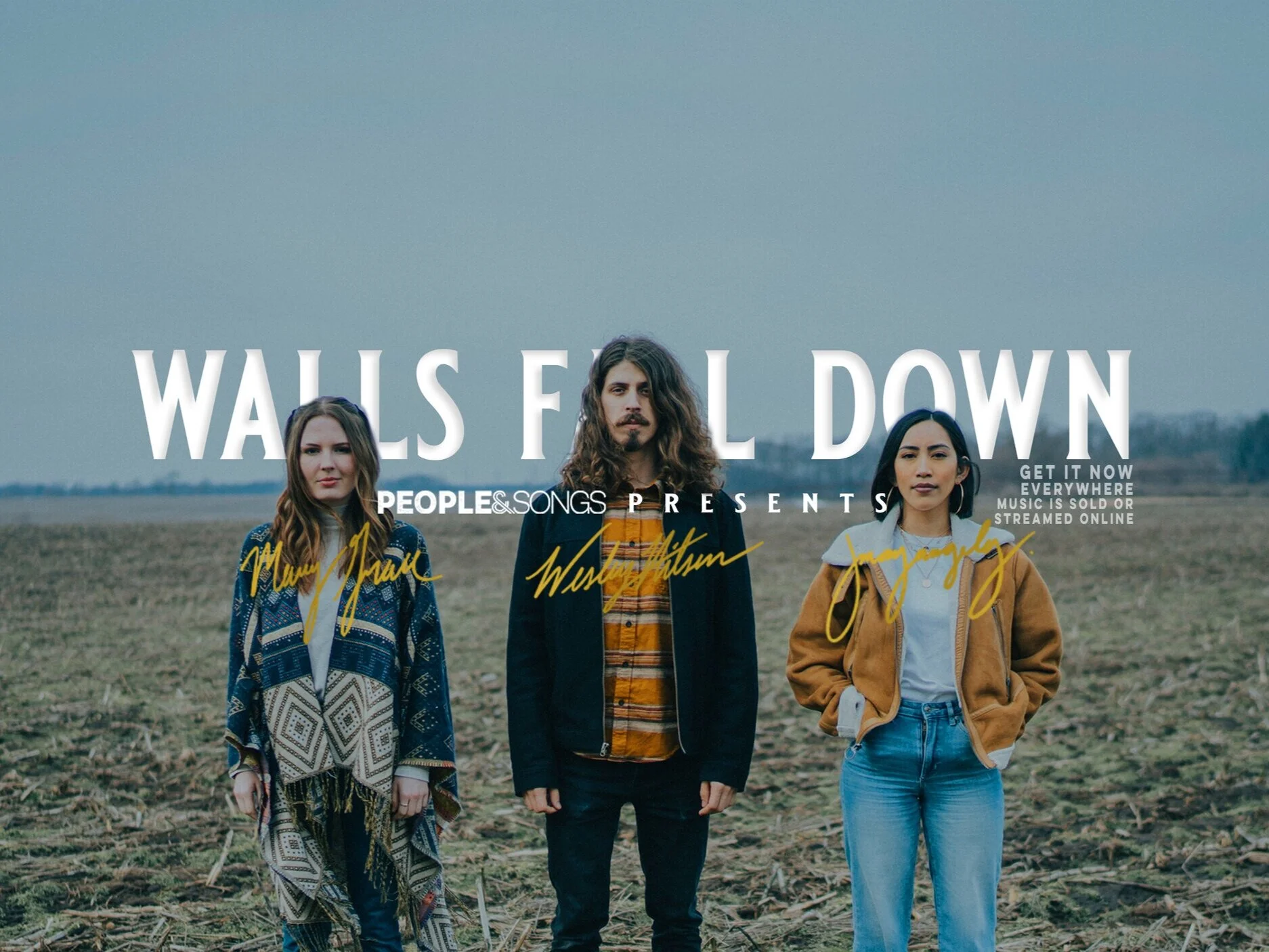 "Walls Fall Down" feat. Mary Grace, Wesley Nilsen, and May Angeles is now available!