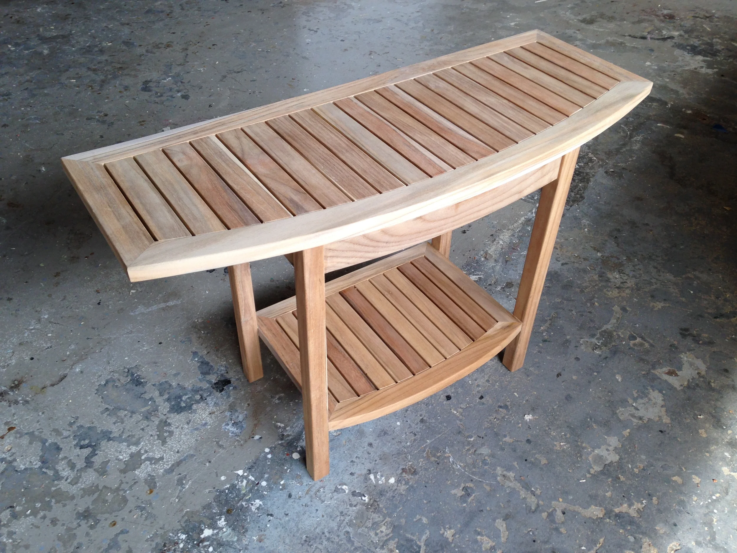 Teak Shower Bench