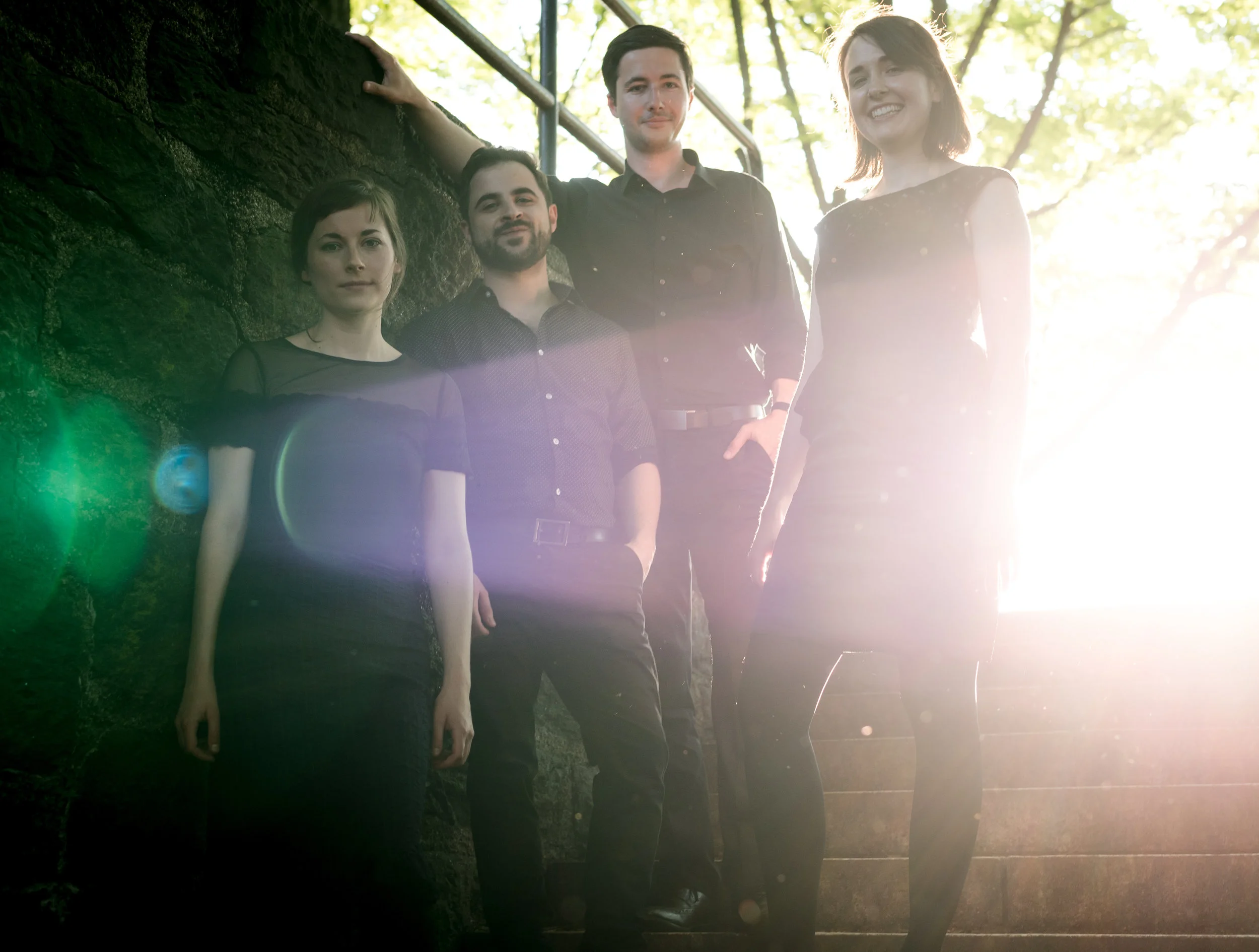 Puck Quartet at the final performance of the 2015 Robert Mann String Quartet Institute, Manhattan School of Music