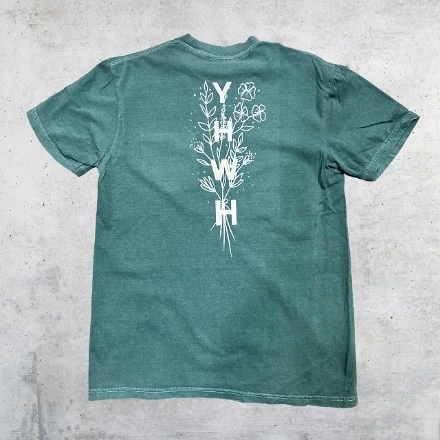 Green YHWH Pocket Tee