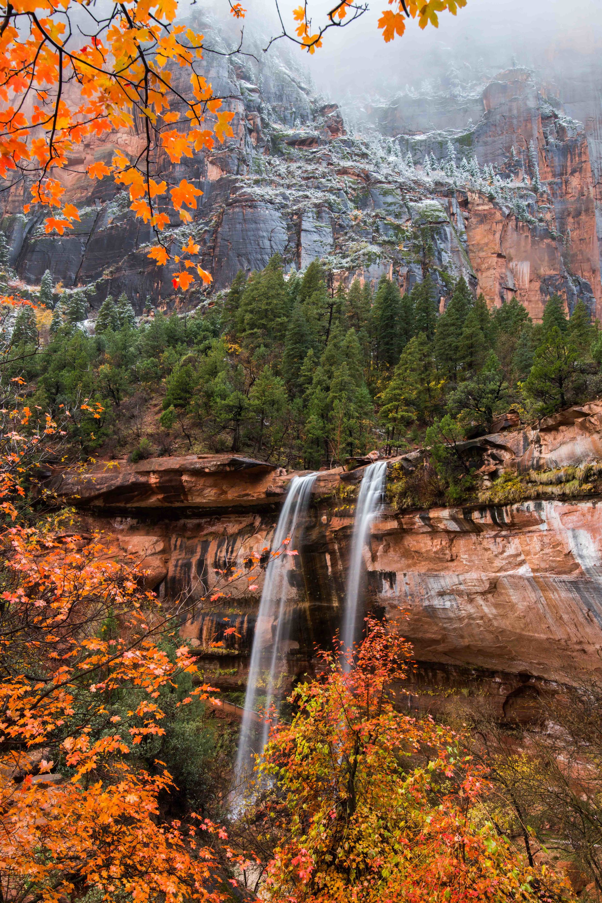 Emerald Pools in Zion during Autumn (Copy)