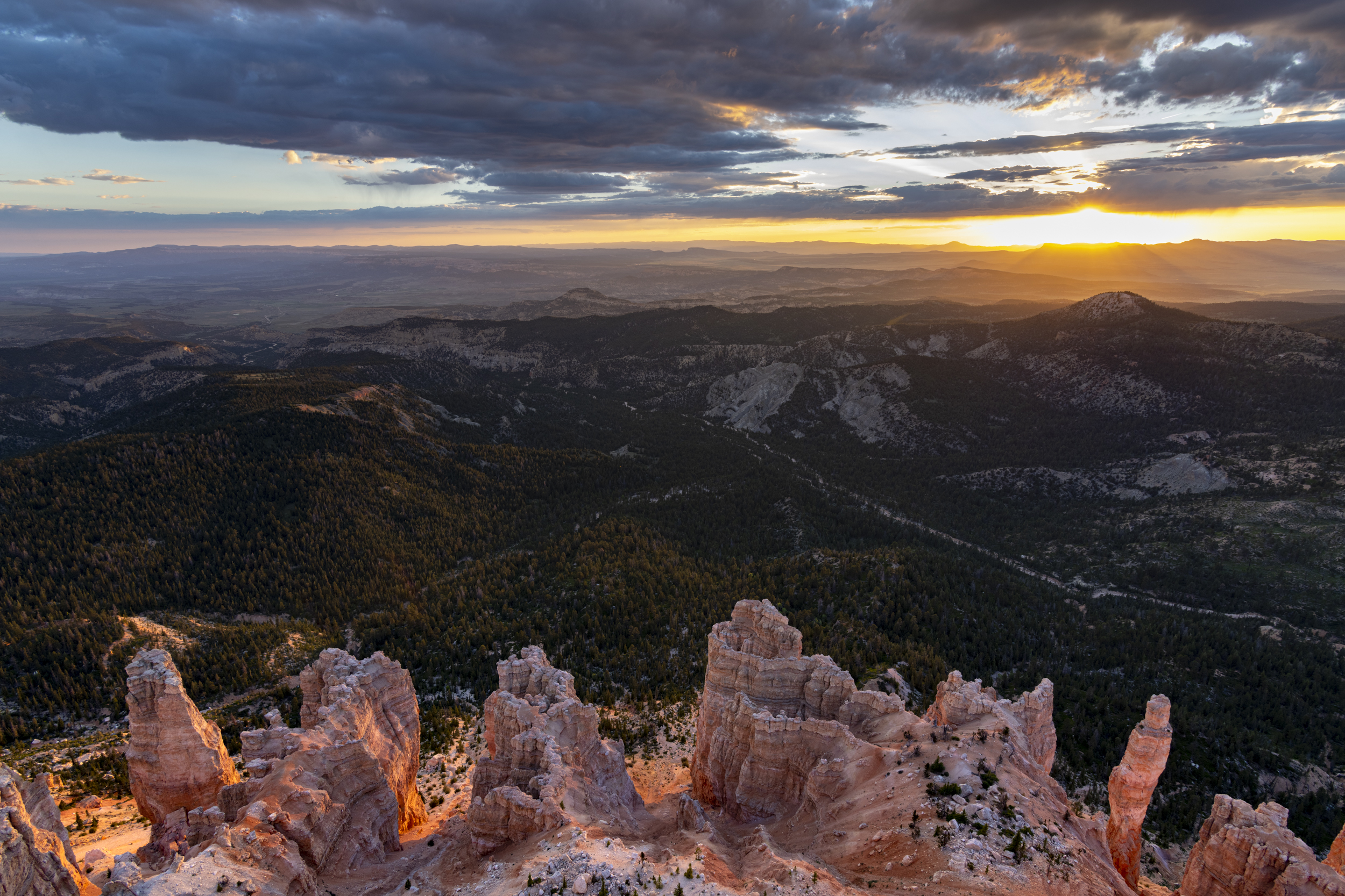Powell Point at Sunset during Bryce Photo Tour