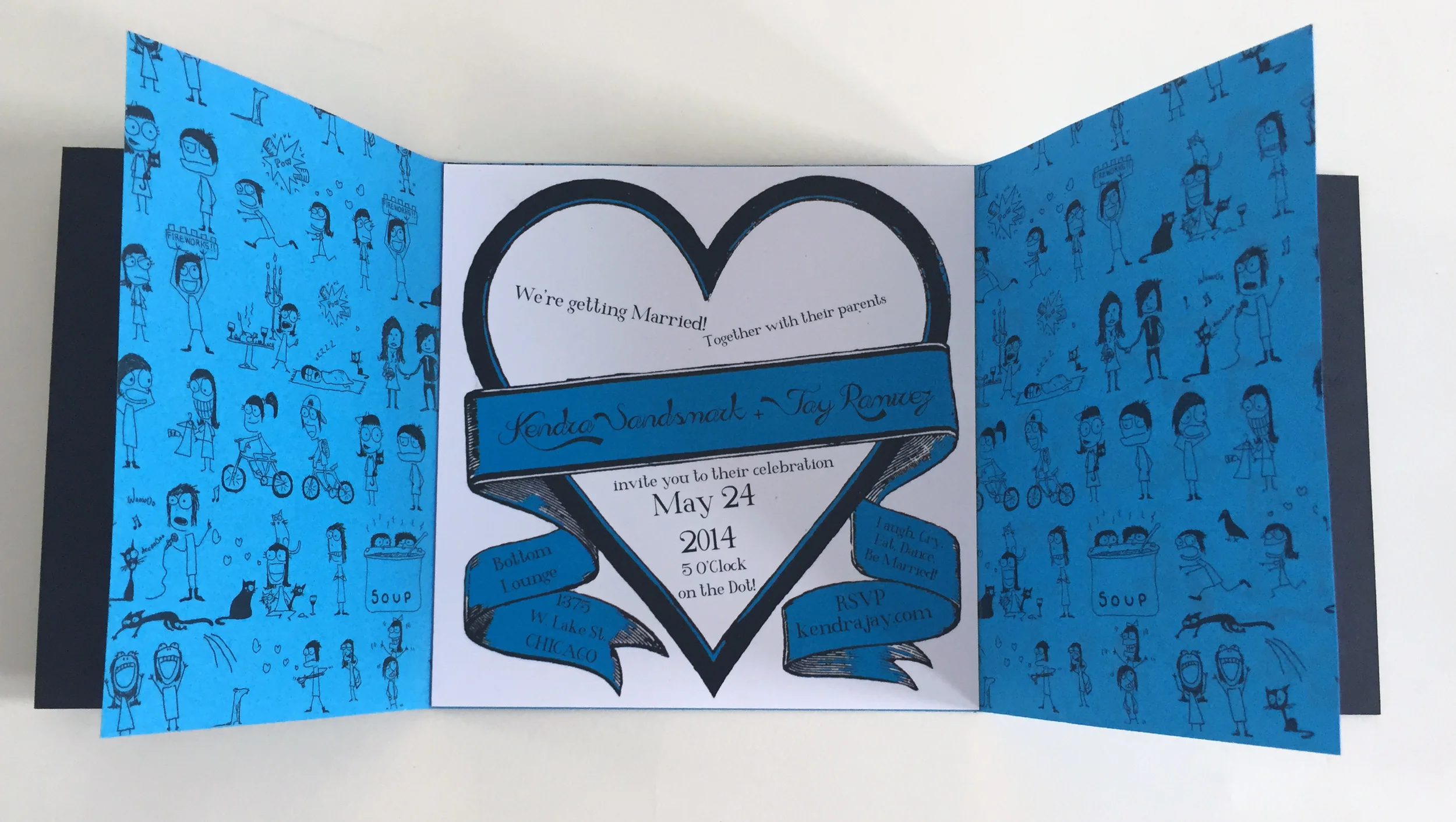 J + K Wedding Invite