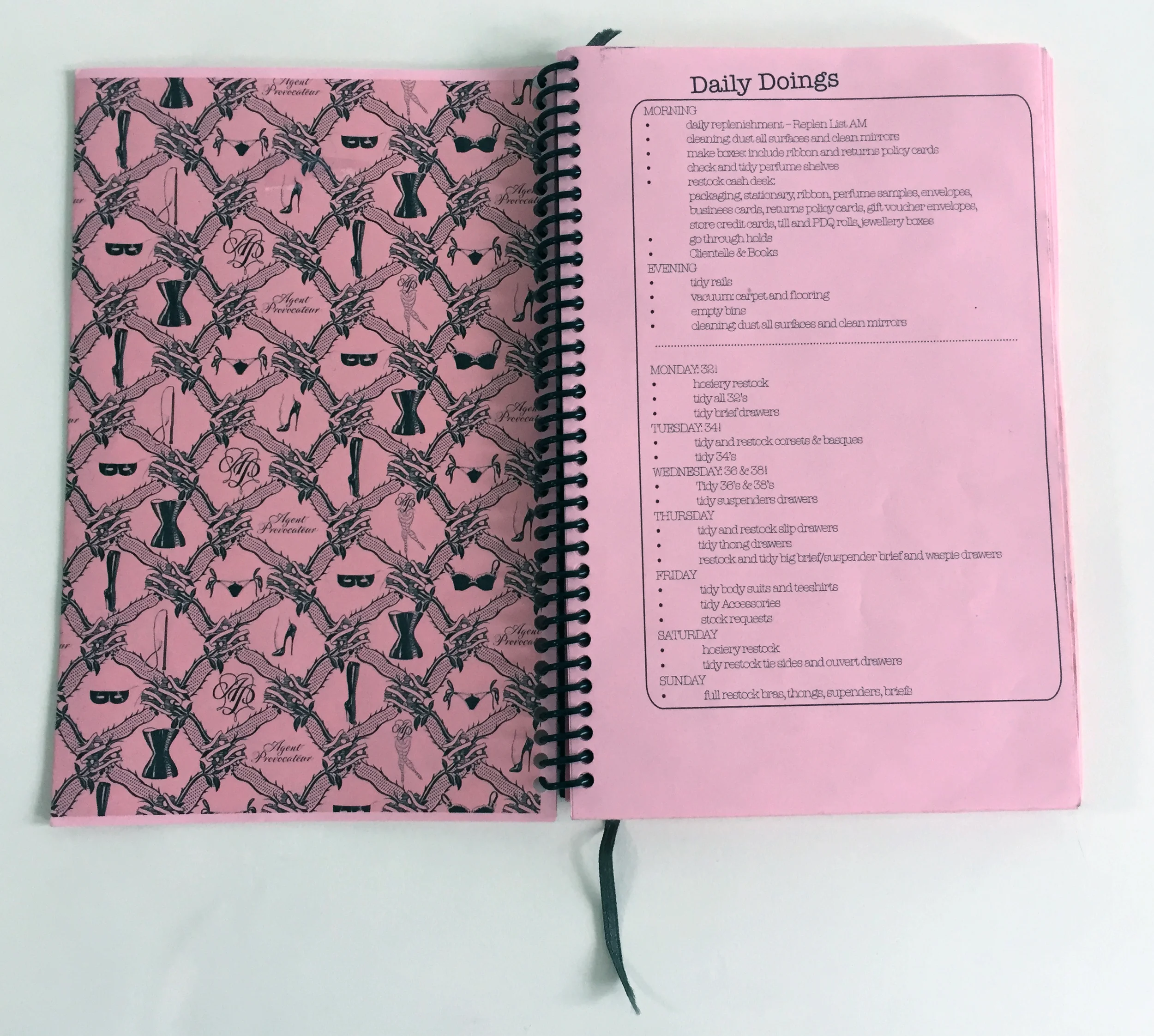 Agent Provocateur Pink Pages Book Interior