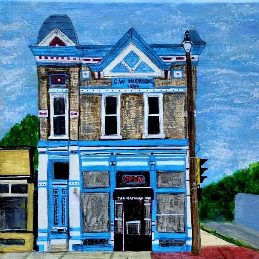 The National - acrylic on canvas