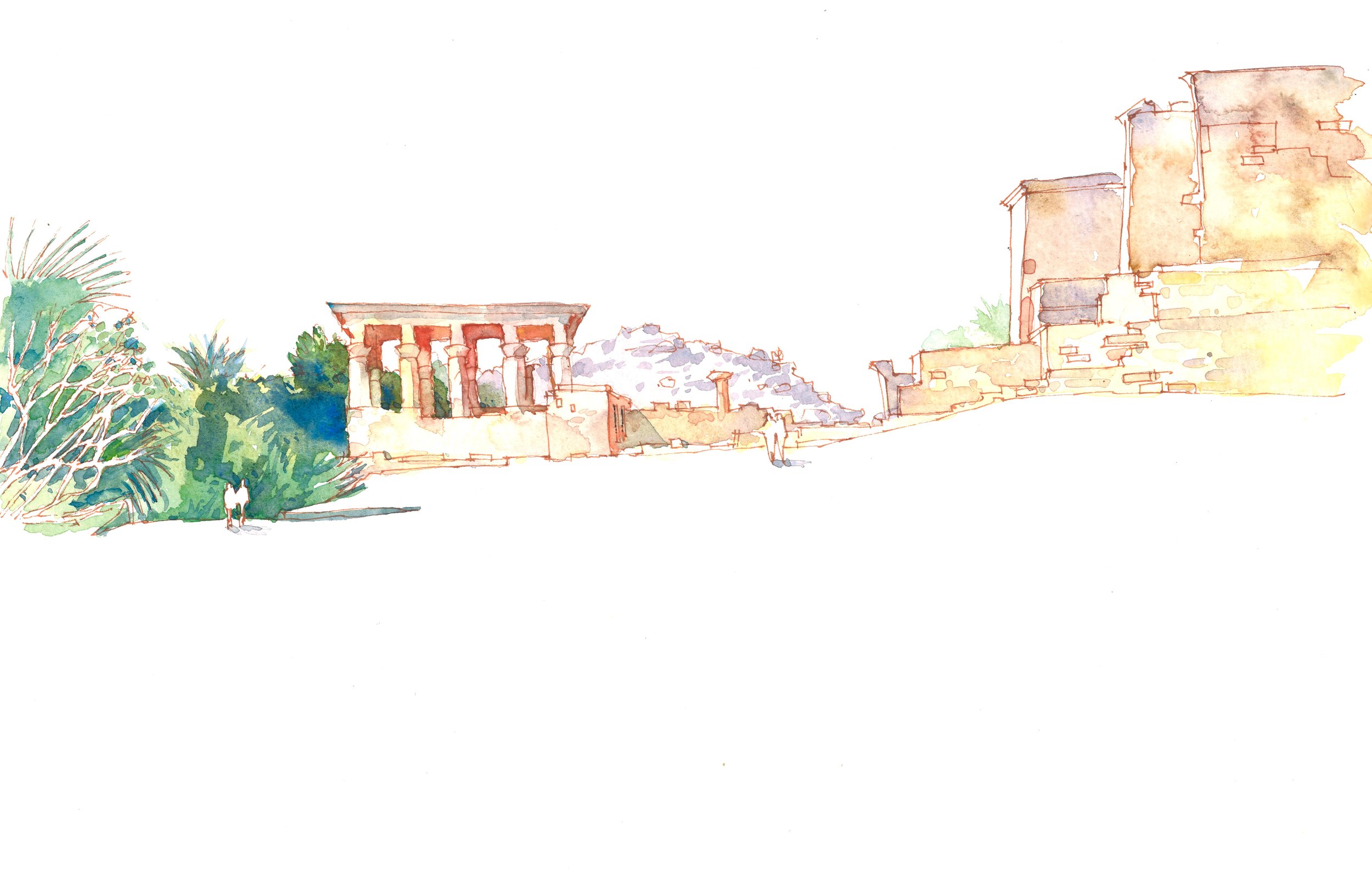 "Temple of Philea, Egypt," Wayne Bissky, 2016