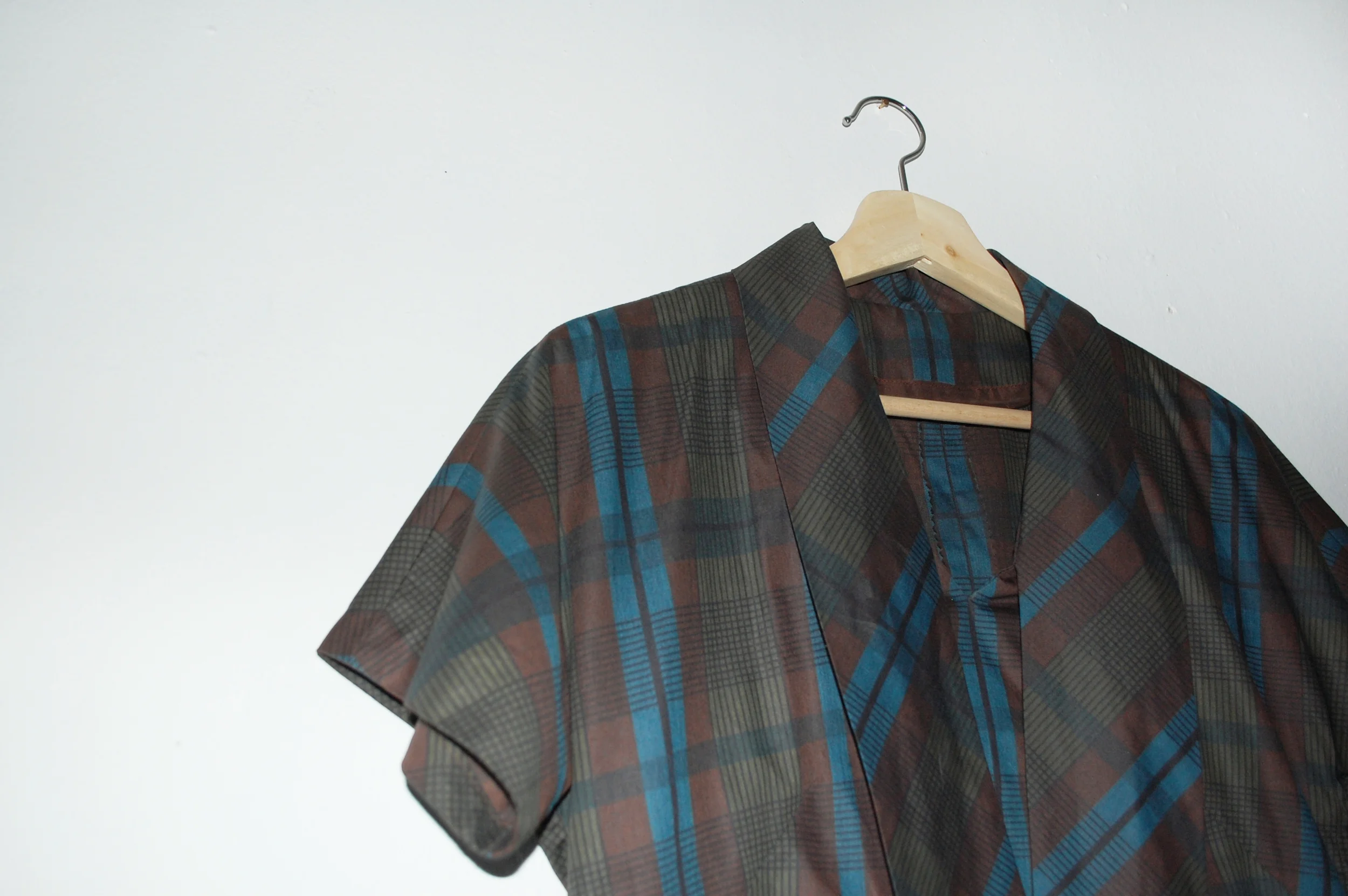 VINTAGE | 50's Blouse - Plaid (set)