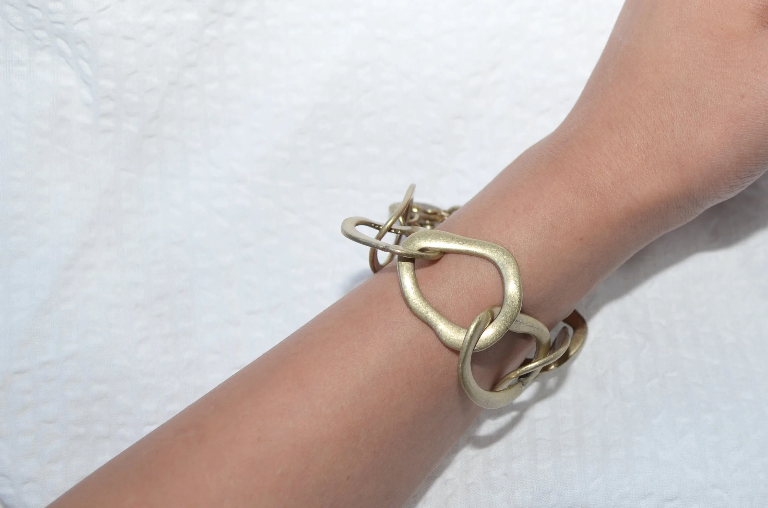 VINTAGE | Circle Link Bracelet - Gold