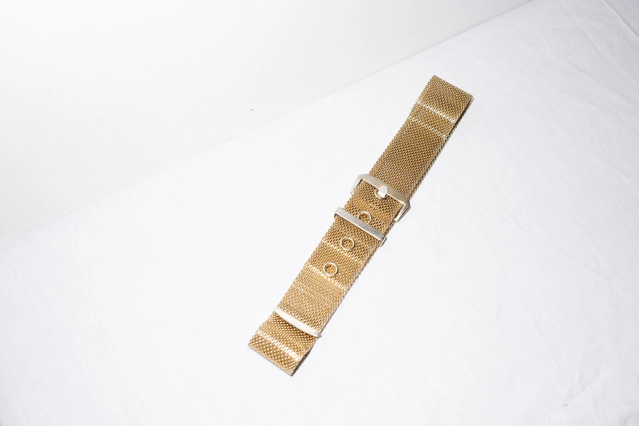 Vintage Mesh Gold Belt Vintage 70s 80s boho hippie metal mesh stretch belt - shabbybabe main image 2