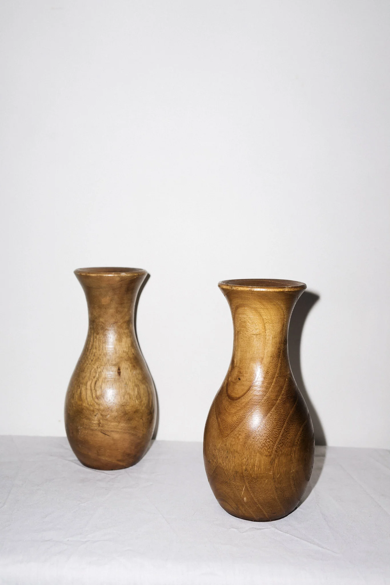 VINTAGE | WOODEN VASES SET