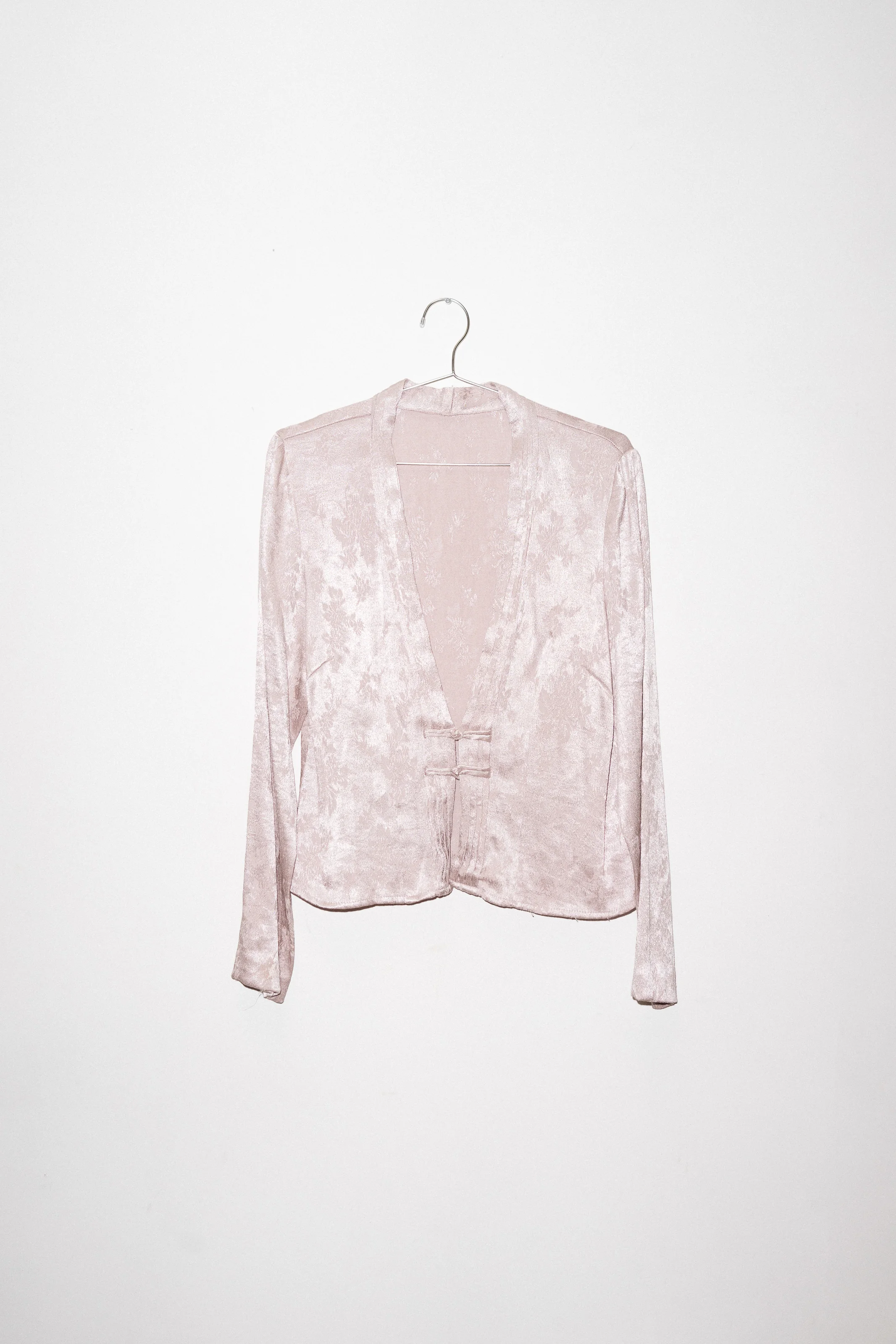 VINTAGE | SILK JACKET - Light Pink