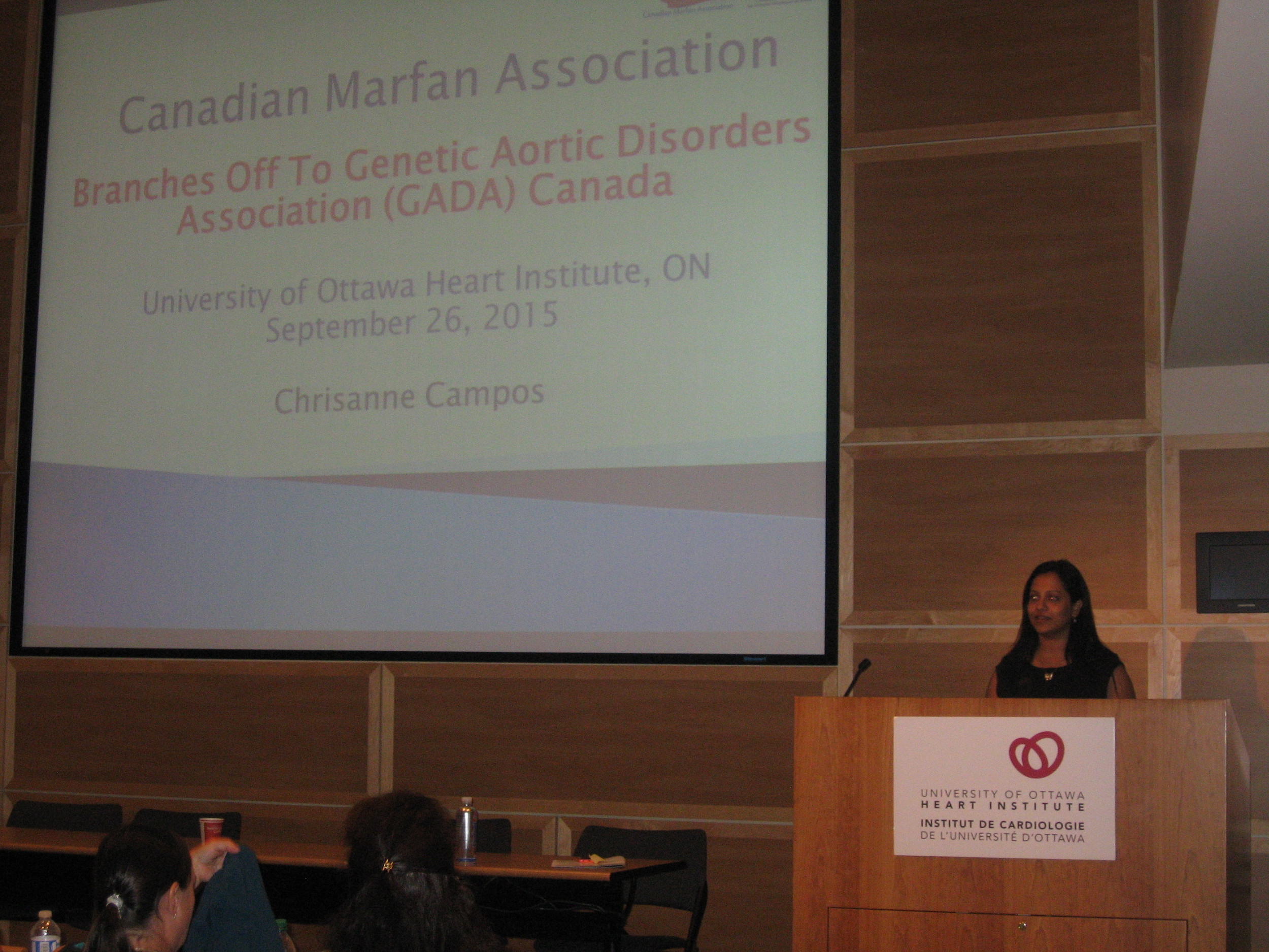 Chrisanne Campos, Executive Director GADA Canada -  Launching GADA Canada and the new website