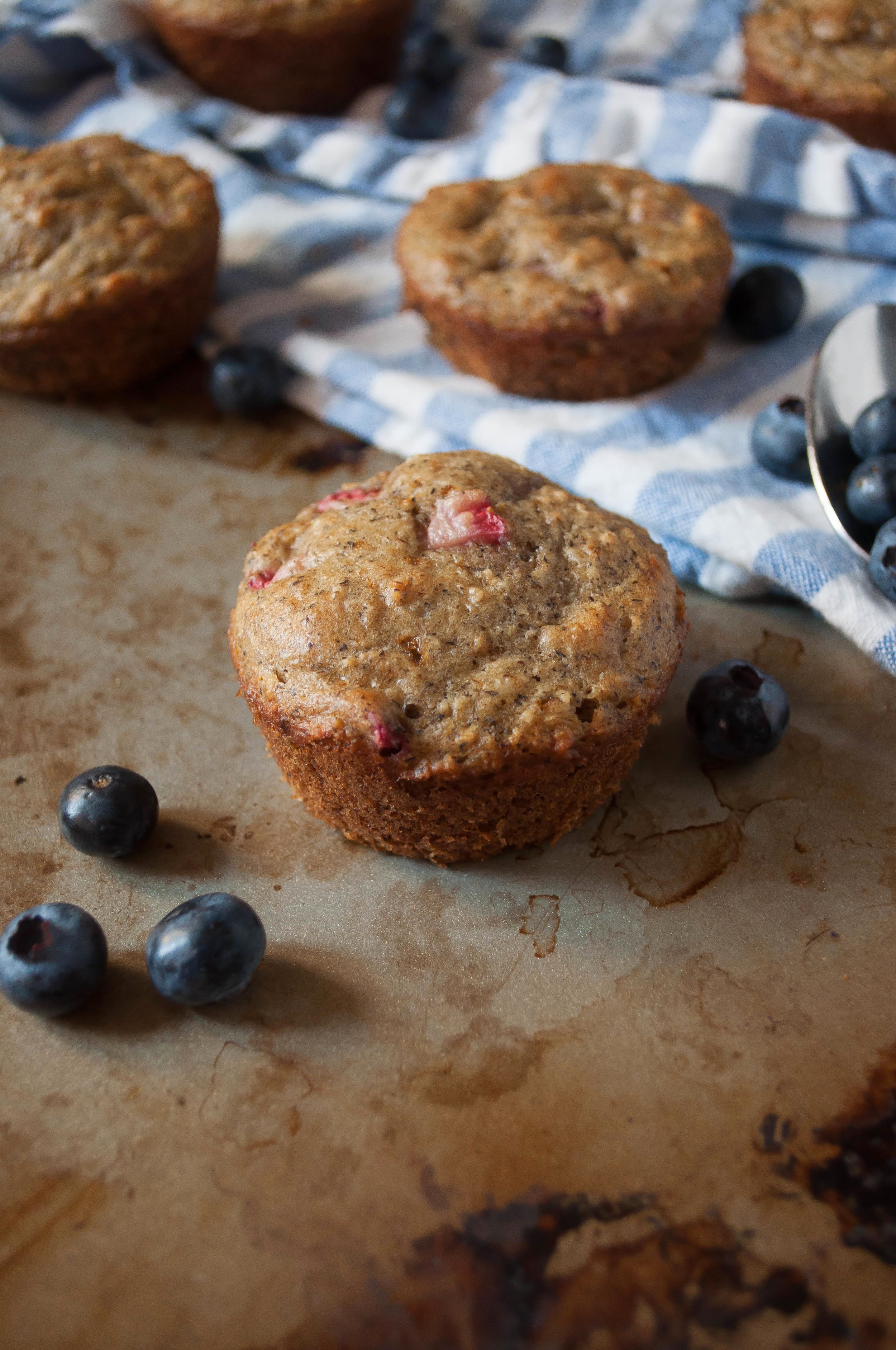 My Favorite Mixed Summer Berry Muffins