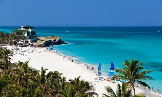 Varadero: Some of the best beaches in the Caribbean are found here, and even though there are multiple resorts, they are stretched out and are very seldom crowded. 20 km of white powdery soft sand, enjoyed while sipping your mojito and listening to the water lap along the shoreline. Varadero is the most common destination for Western Canadians and excursions to Cardenas and Matanzas and Havana are possible, all known for art, history, culture and nightlife (Havana).