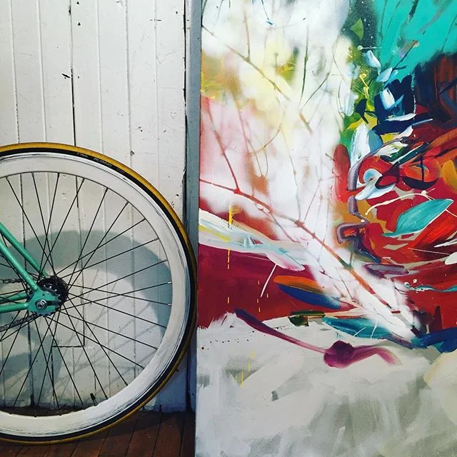 Studio Time! 🤓 .
.
.
.
.
.
.
.
#art #studio #studiotime #painting #canadianartist #artist #abstractart #abstract #colors #painter #mtlart