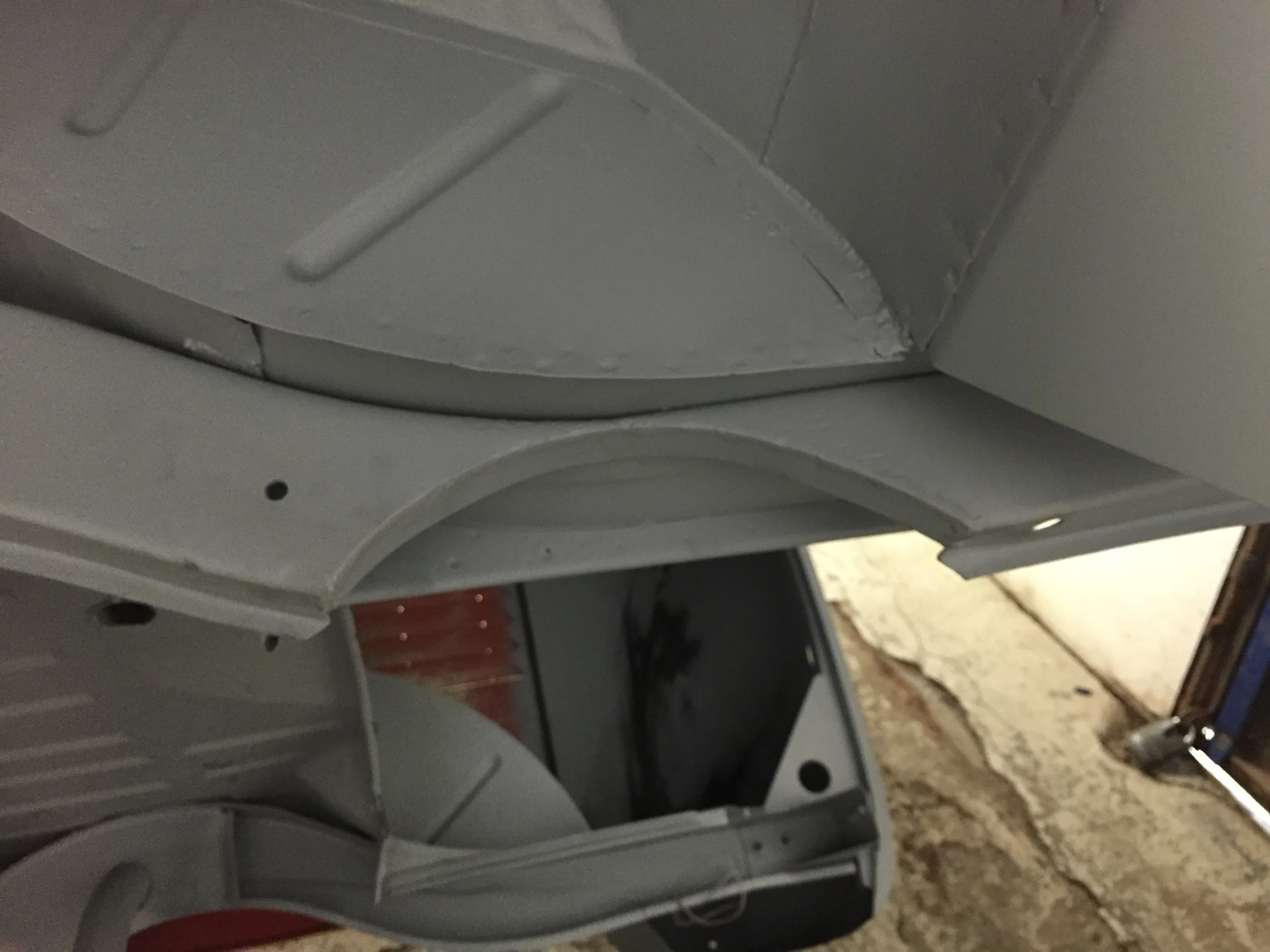 Previous custom exhaust cut out!