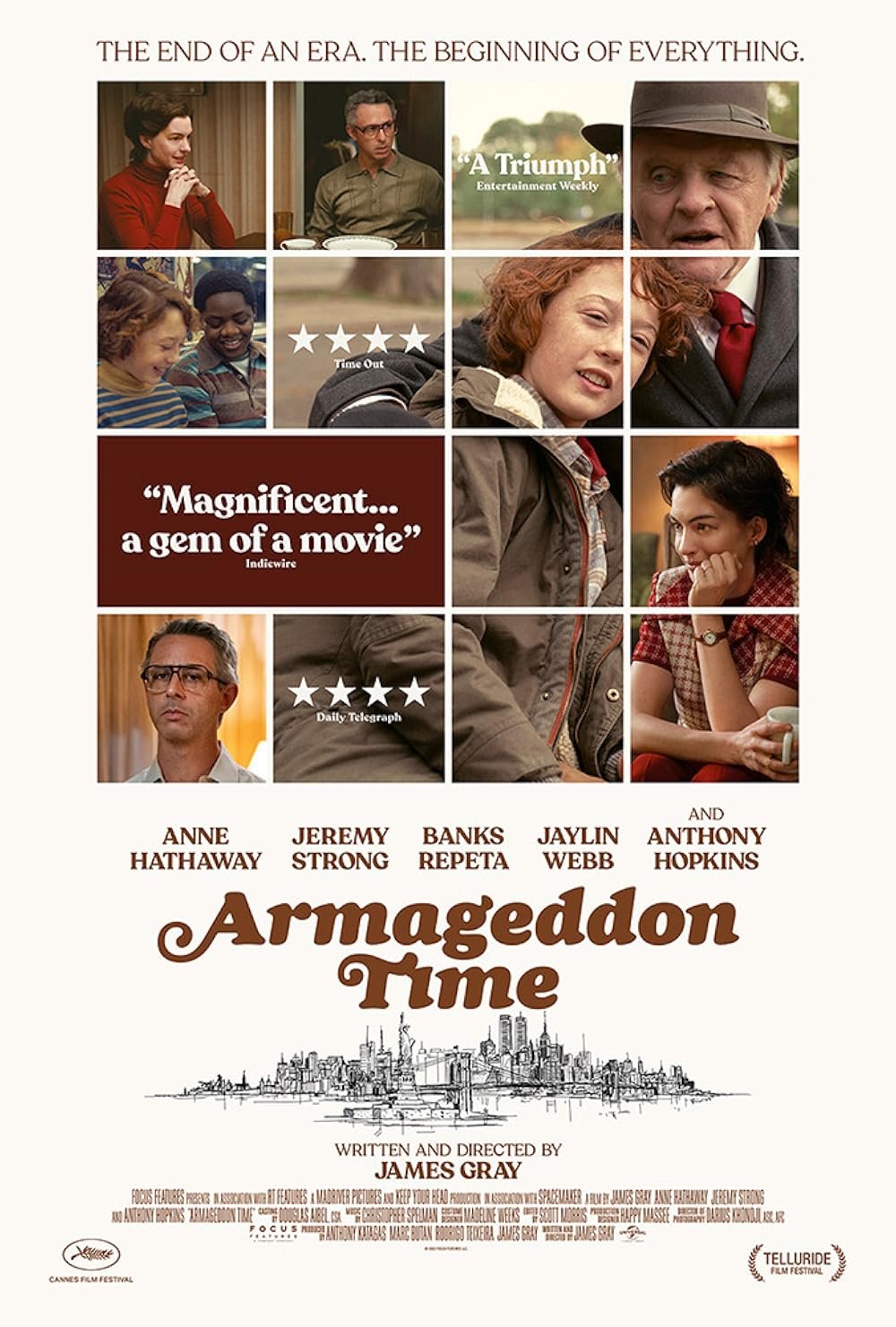 - Armageddon Time -</br>Dir. James Gray </br> Score Production By: Found Objects