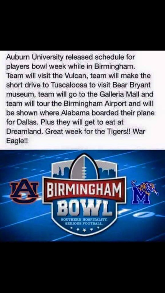 Hell of a week planned for Auburn! 