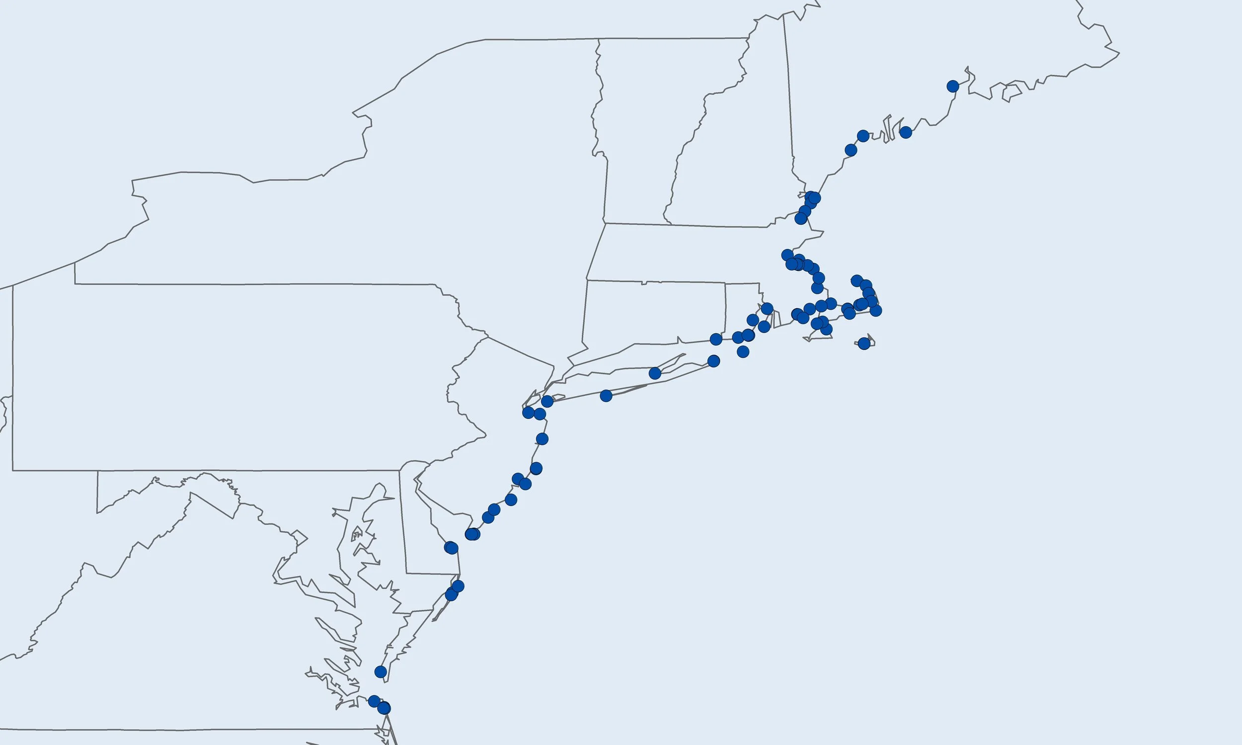 Right Whale Sign Campaign Installations